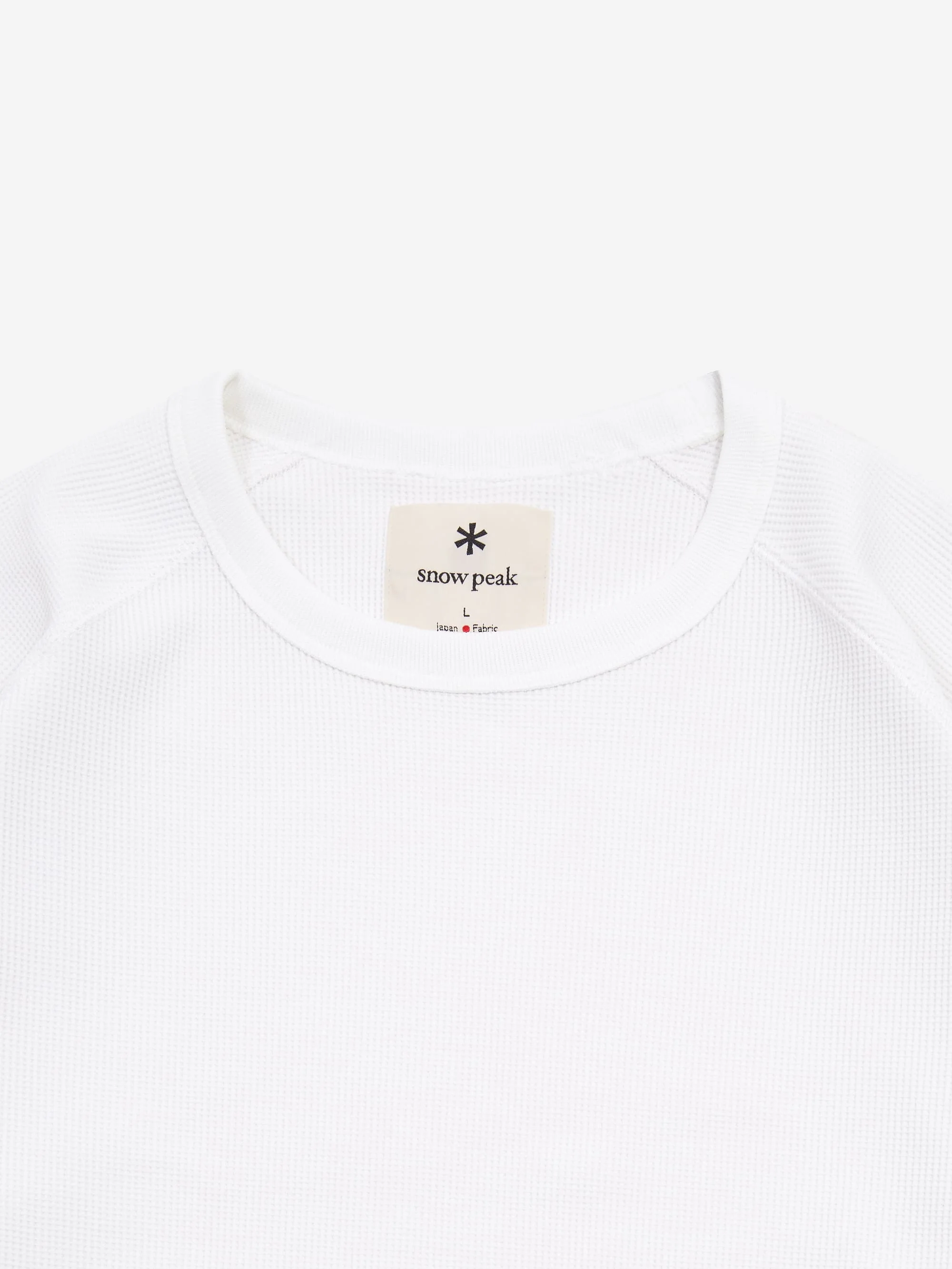 Snow Peak Dry Waffle T-Shirt - Off White - Image 5