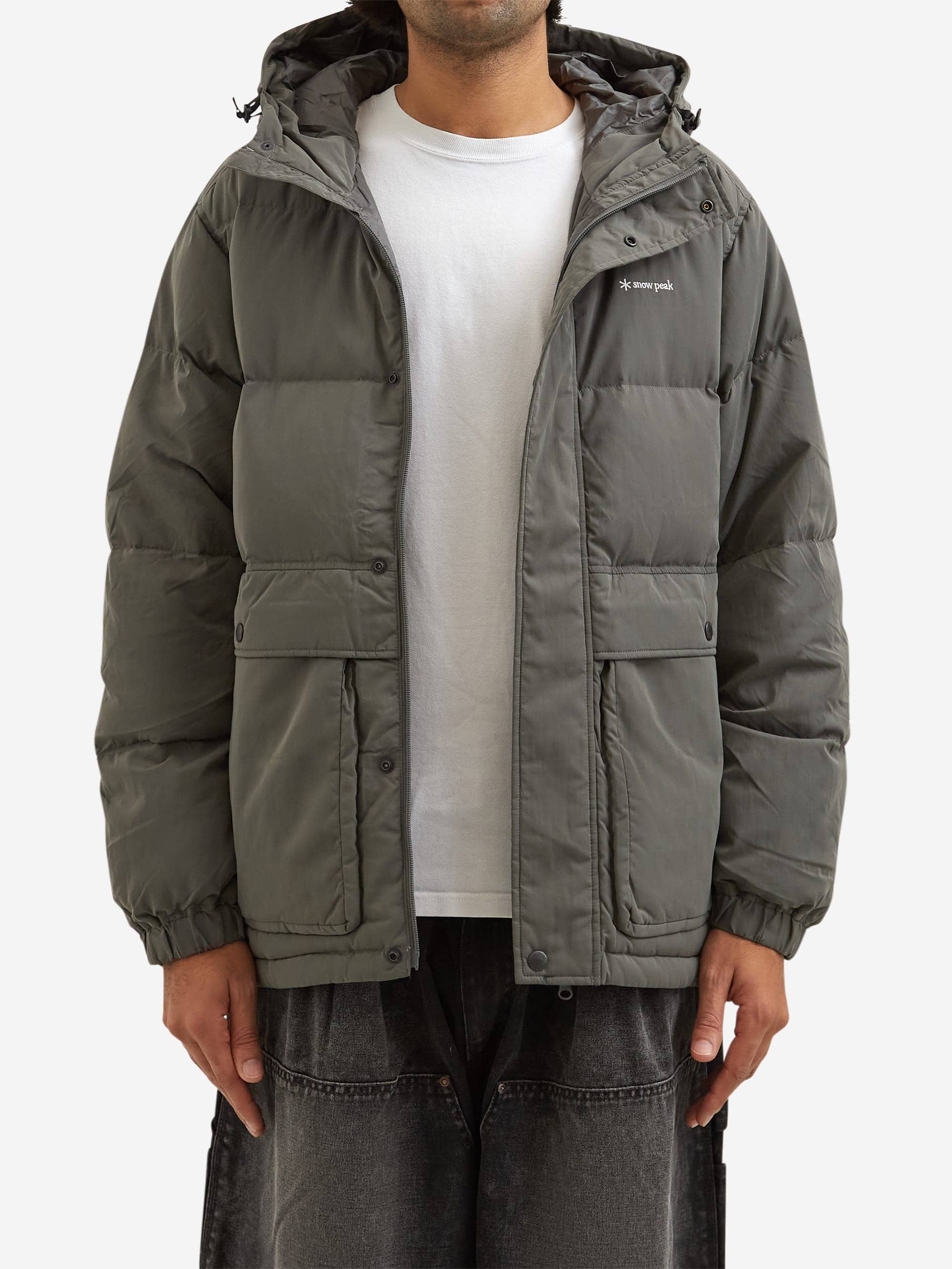 Snow Peak Everyday Down Parka - Charcoal - Image 2