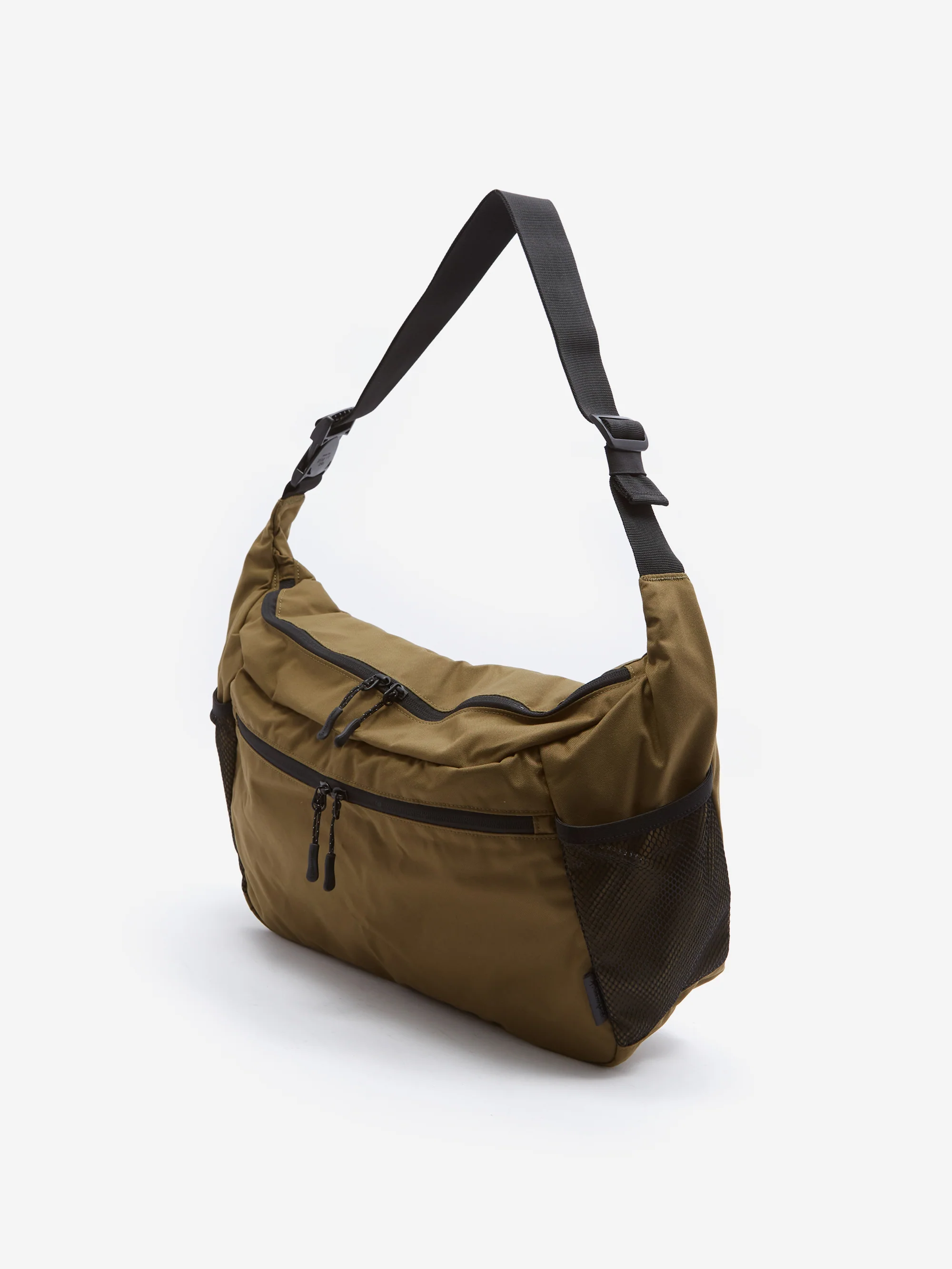 Snow Peak Everyday Use Middle Shoulder Bag W - Brown - Image 3