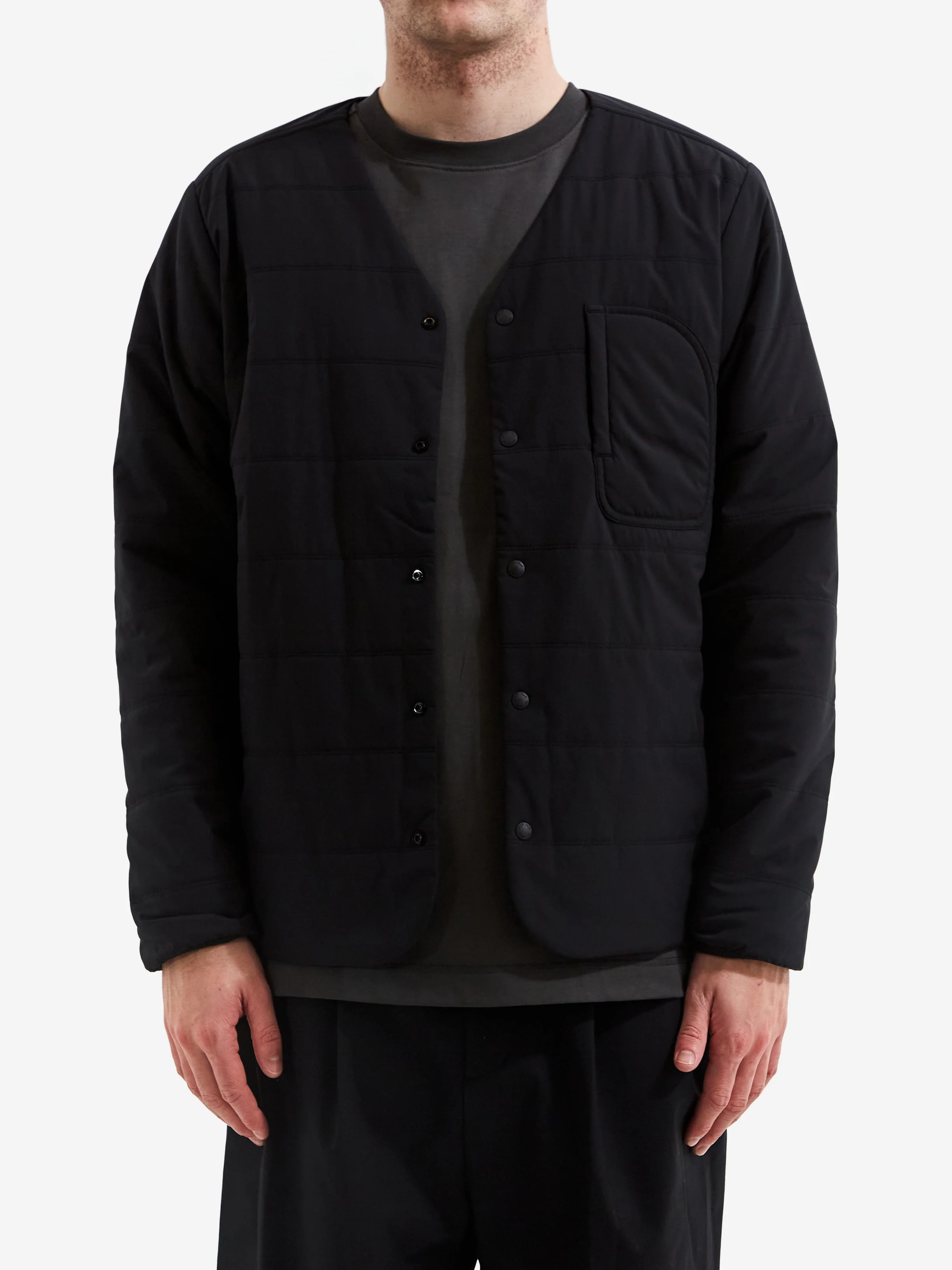 Snow Peak Flexible Insulated Cardigan - Black - Image 2