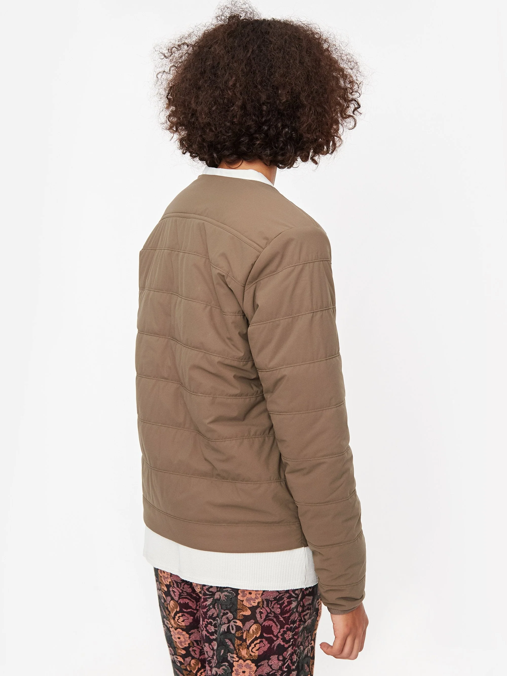 Snow Peak Flexible Insulated Cardigan - Brown - Image 5