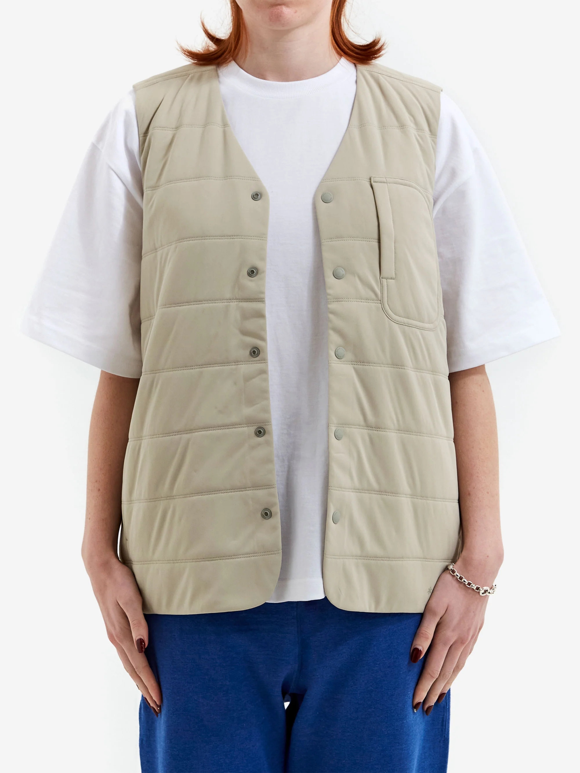 Snow Peak Flexible Insulated Vest - Ivory