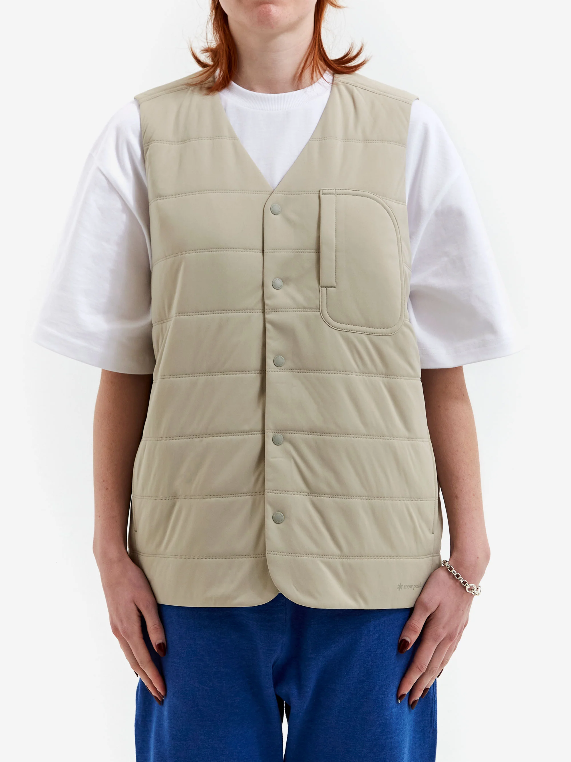 Snow Peak Flexible Insulated Vest - Ivory - Image 2
