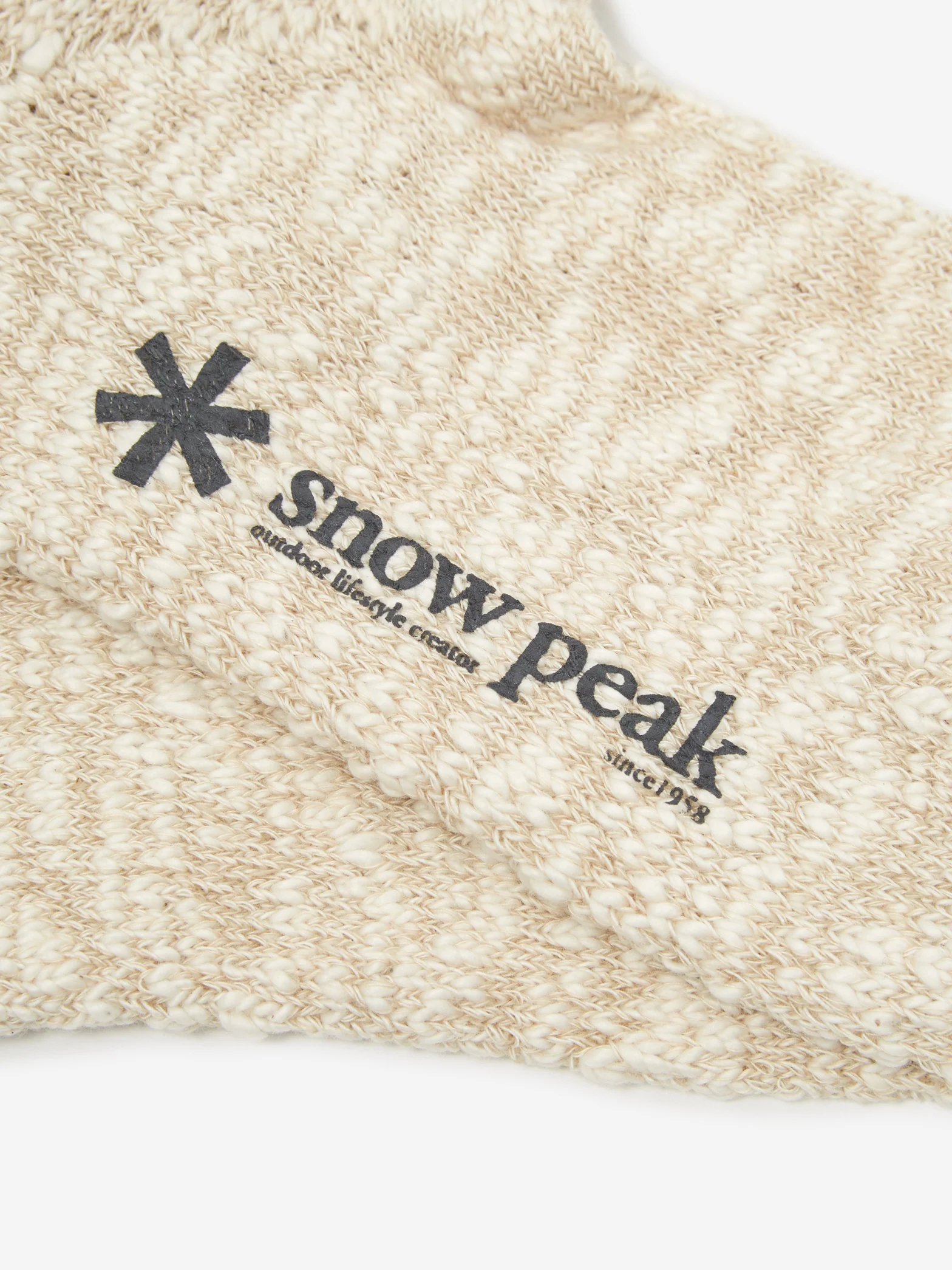 Snow Peak Gara Gara Sock W - Ivory - Image 2