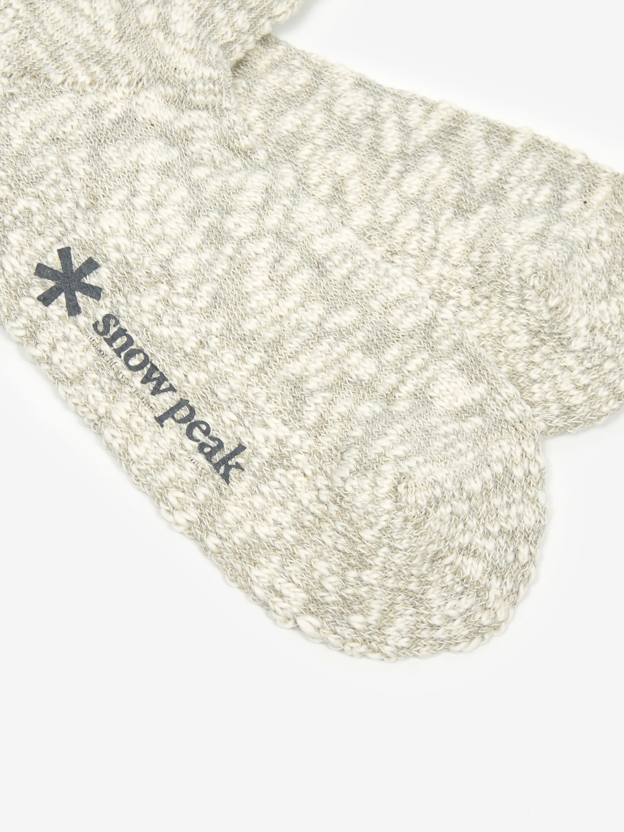 Snow Peak Gara Gara Socks - Grey - Image 2