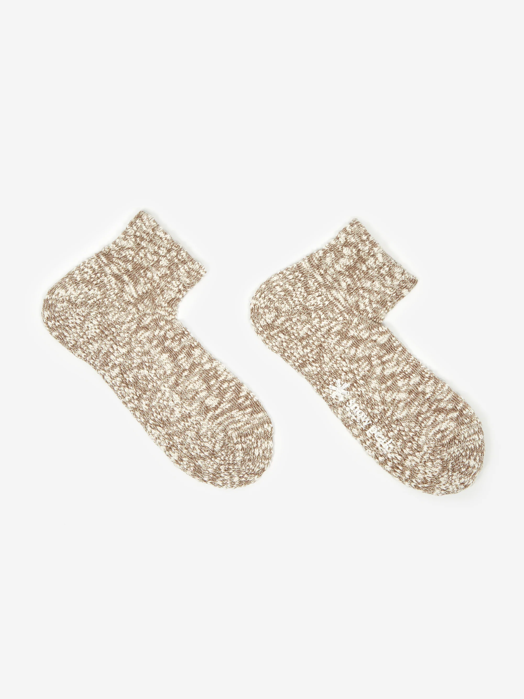 Snow Peak Gara Gara Socks W - Brown