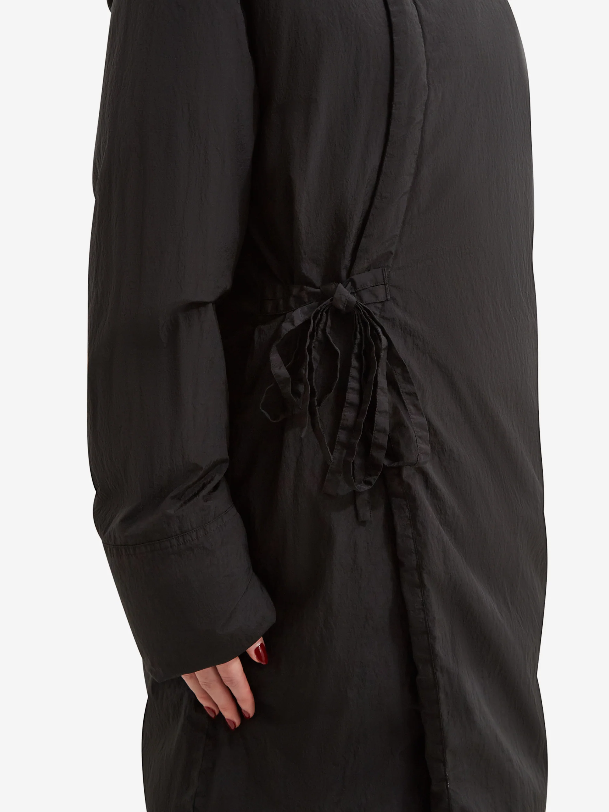 Snow Peak Garment Dyed Down Coat - Black - Image 6