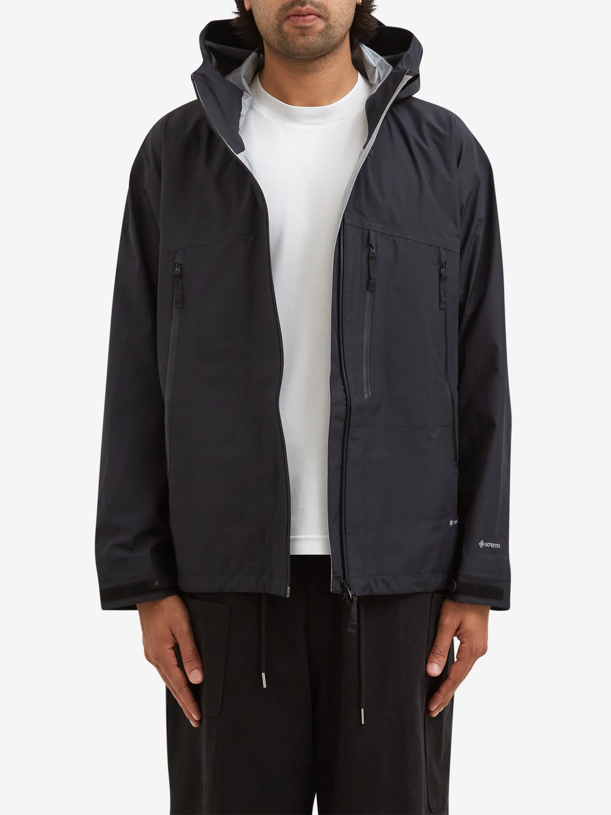 Snow Peak Gore-Tex Rain Jacket - Black - Image 2