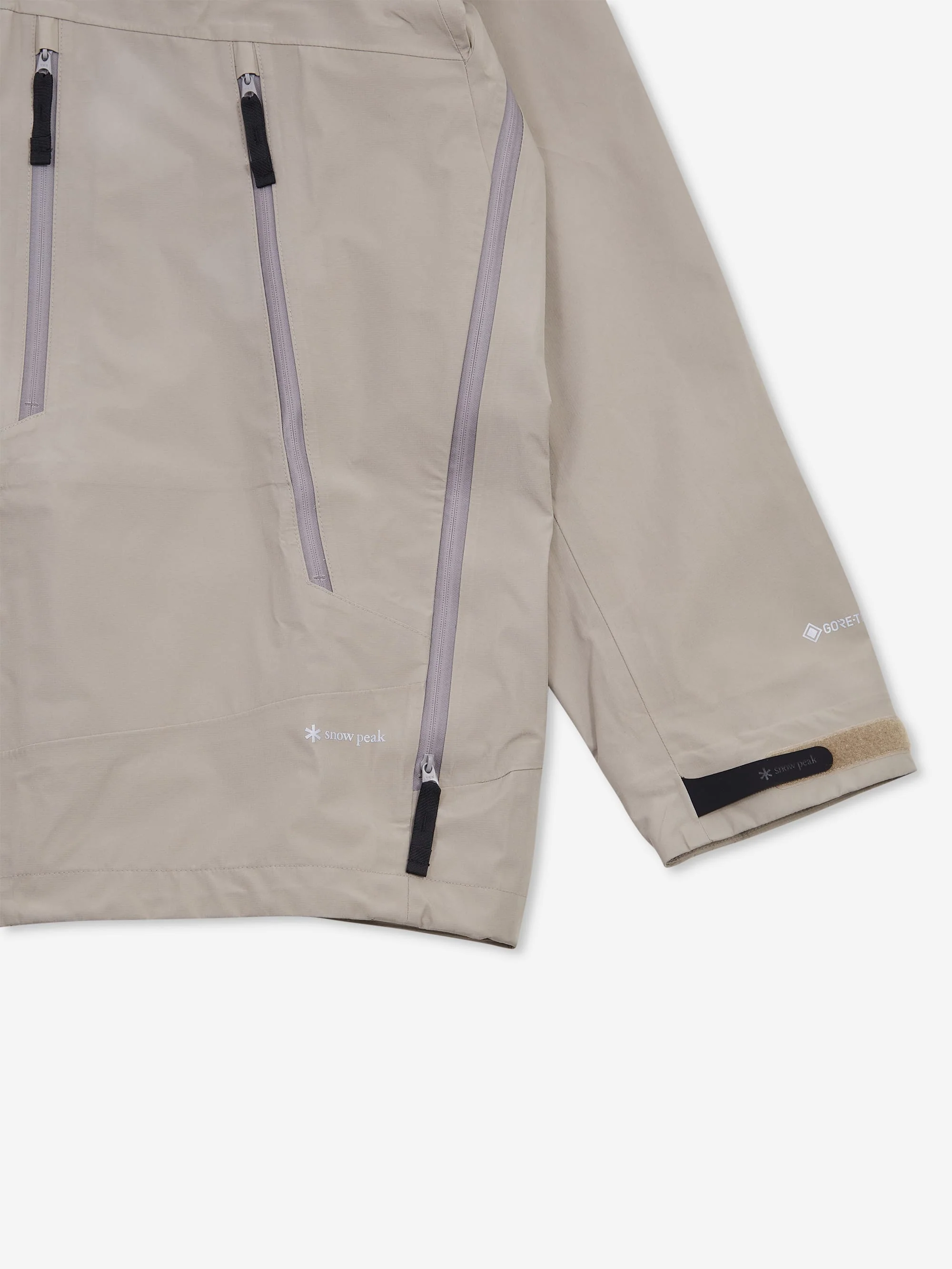 Snow Peak GORE-TEX Rain Jacket - Greige - Image 3