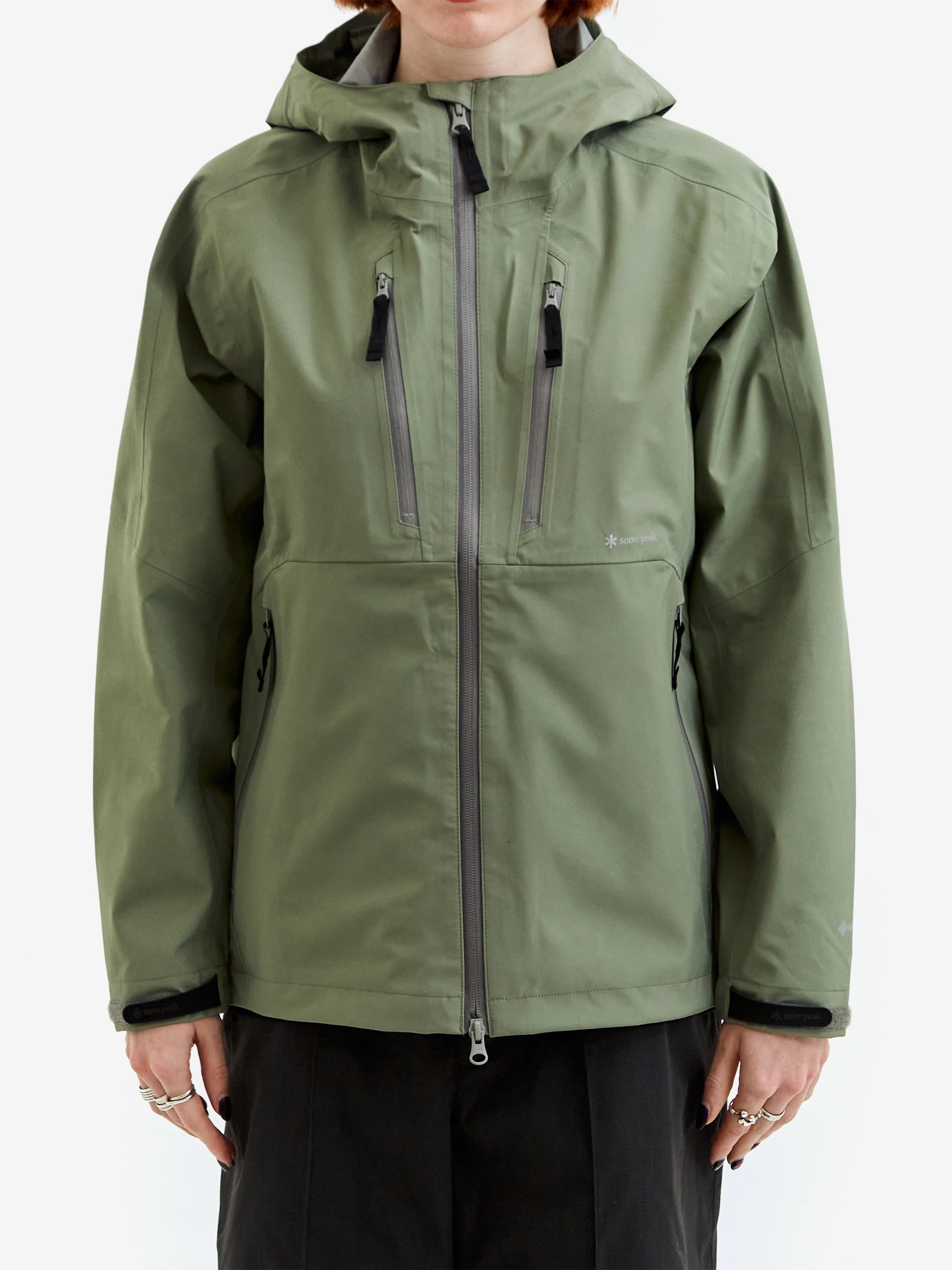 Snow Peak Gortex Rain Jacket - Foliage - Image 4