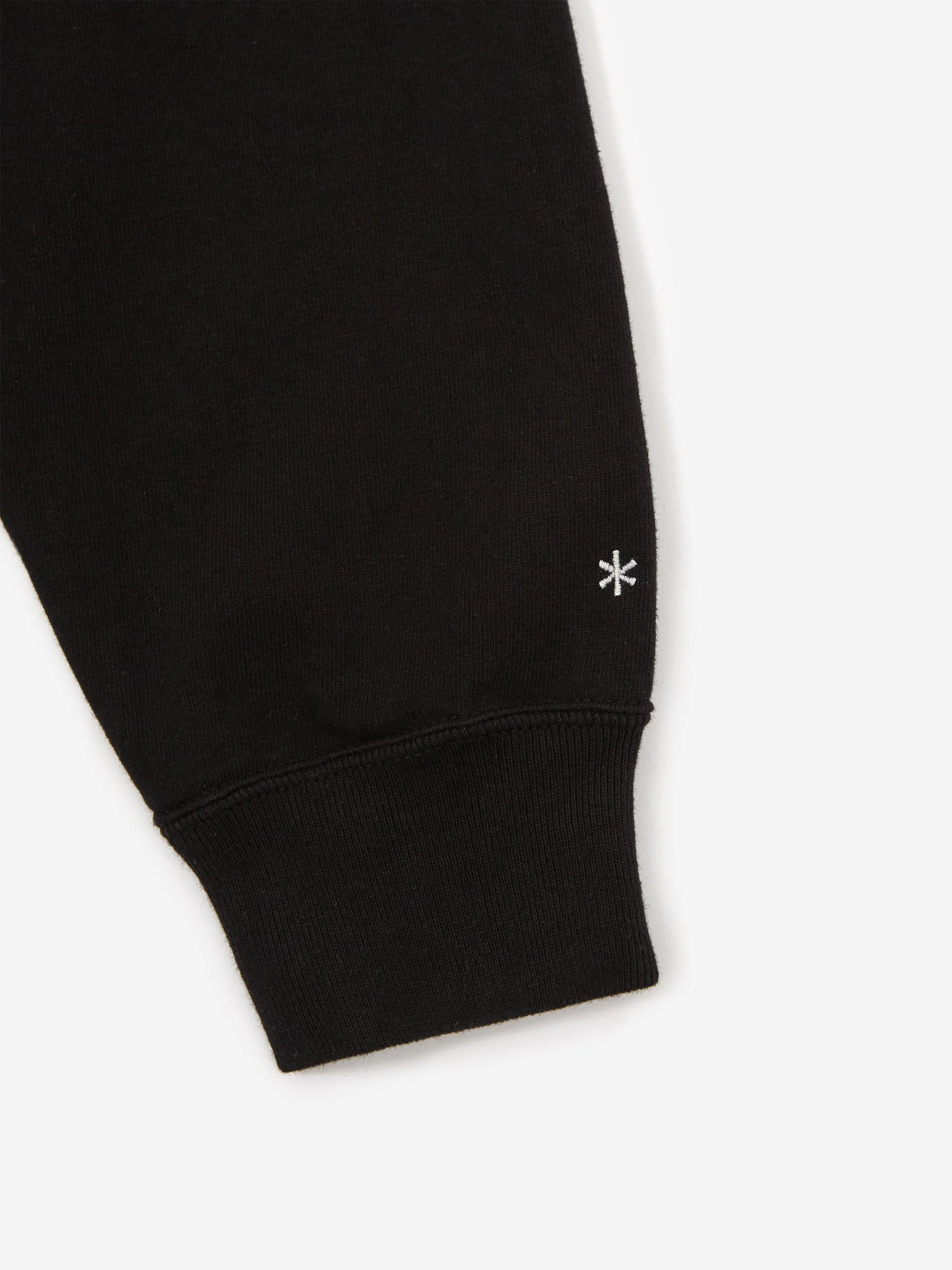 Snow Peak Heavy Cotton Mockneck Long Sleeve T-Shirt - Black - Image 3