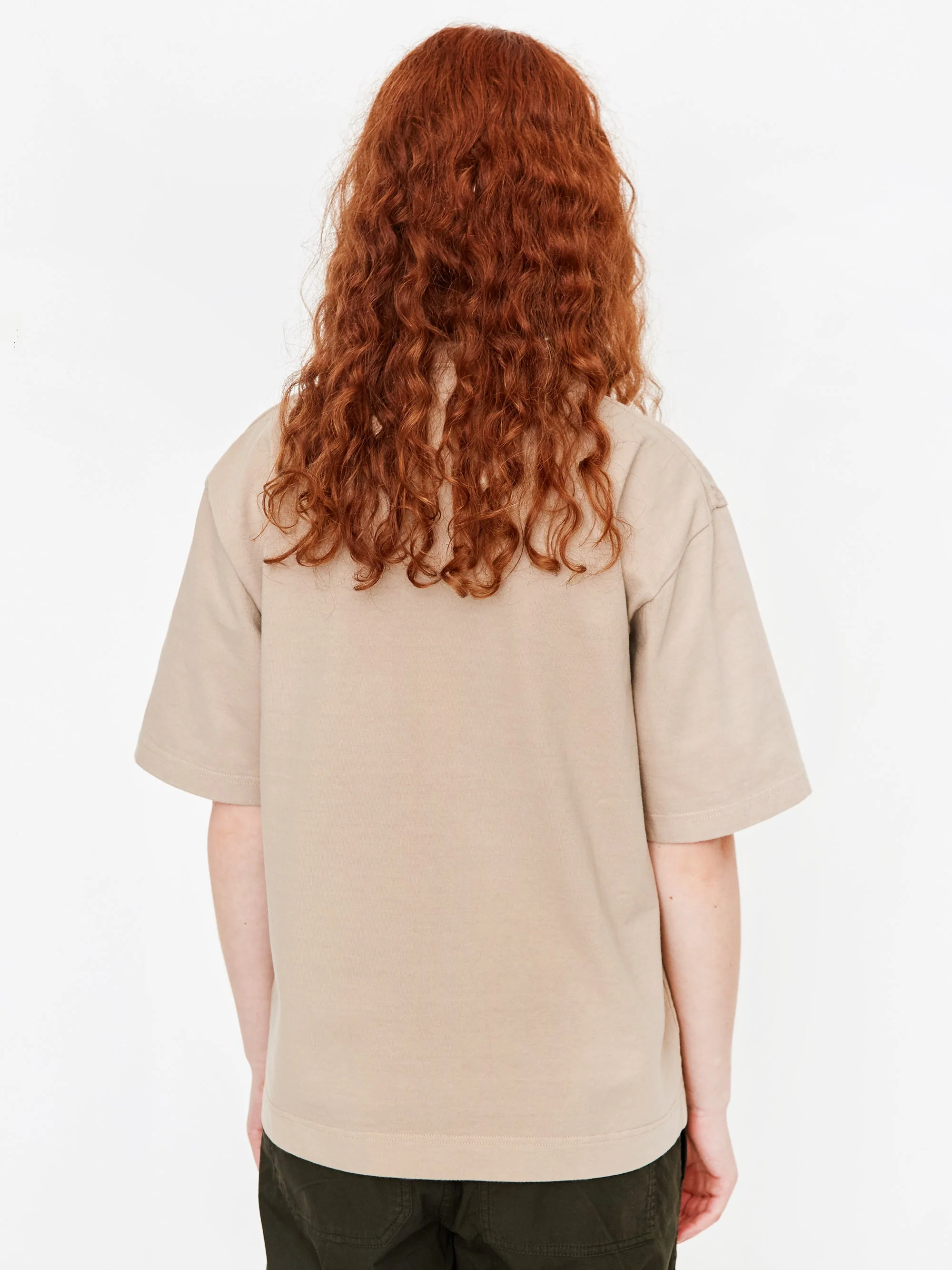 Snow Peak Heavy Cotton Shortsleeve T-Shirt - Beige - Image 5