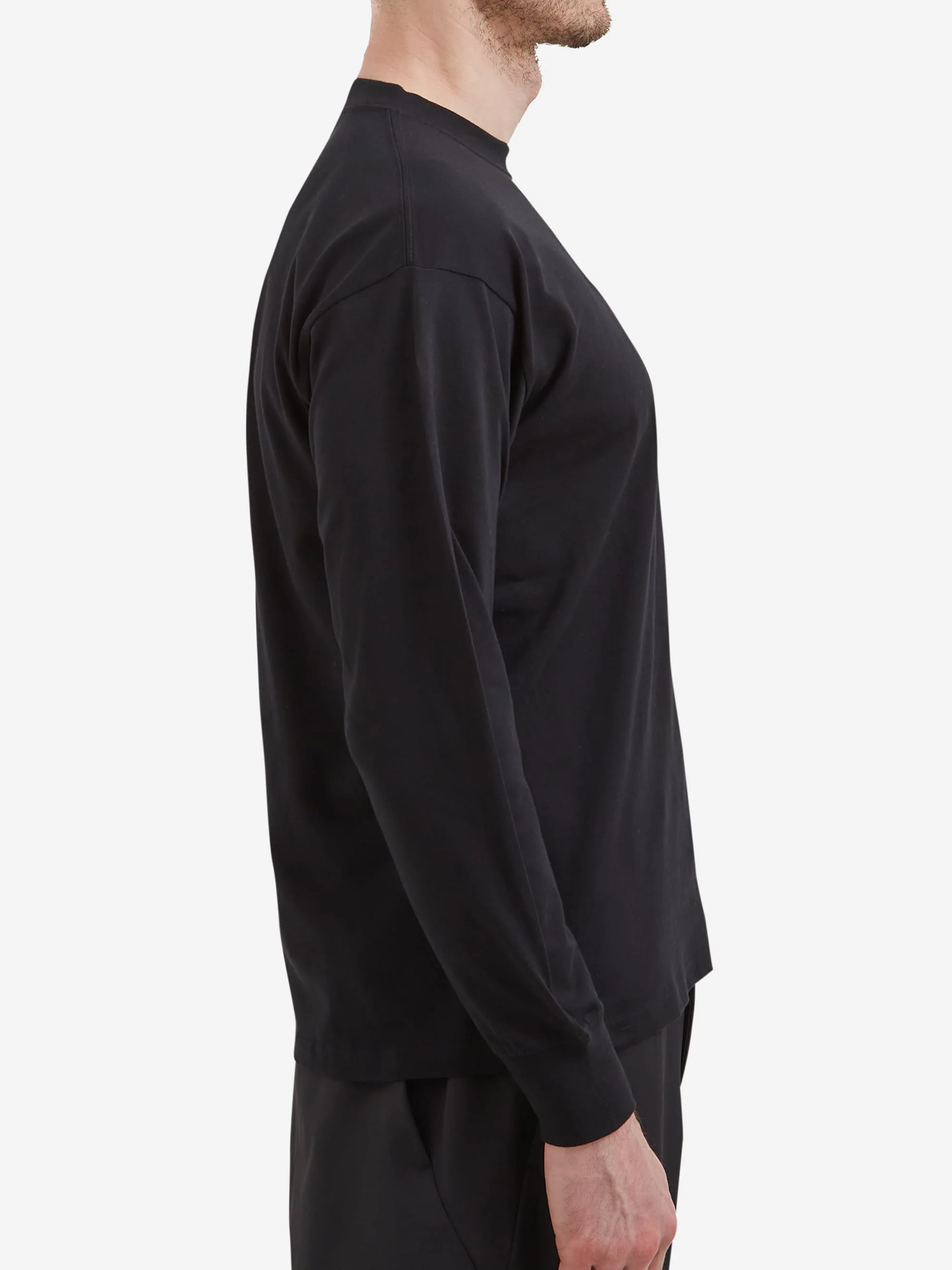 Snow Peak NSD Logo L/S Tee - Black - Image 5