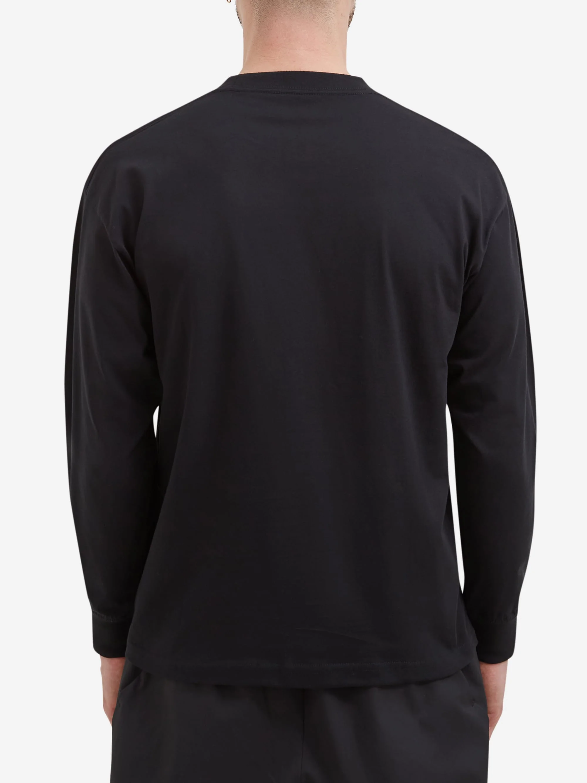 Snow Peak NSD Logo L/S Tee - Black - Image 6