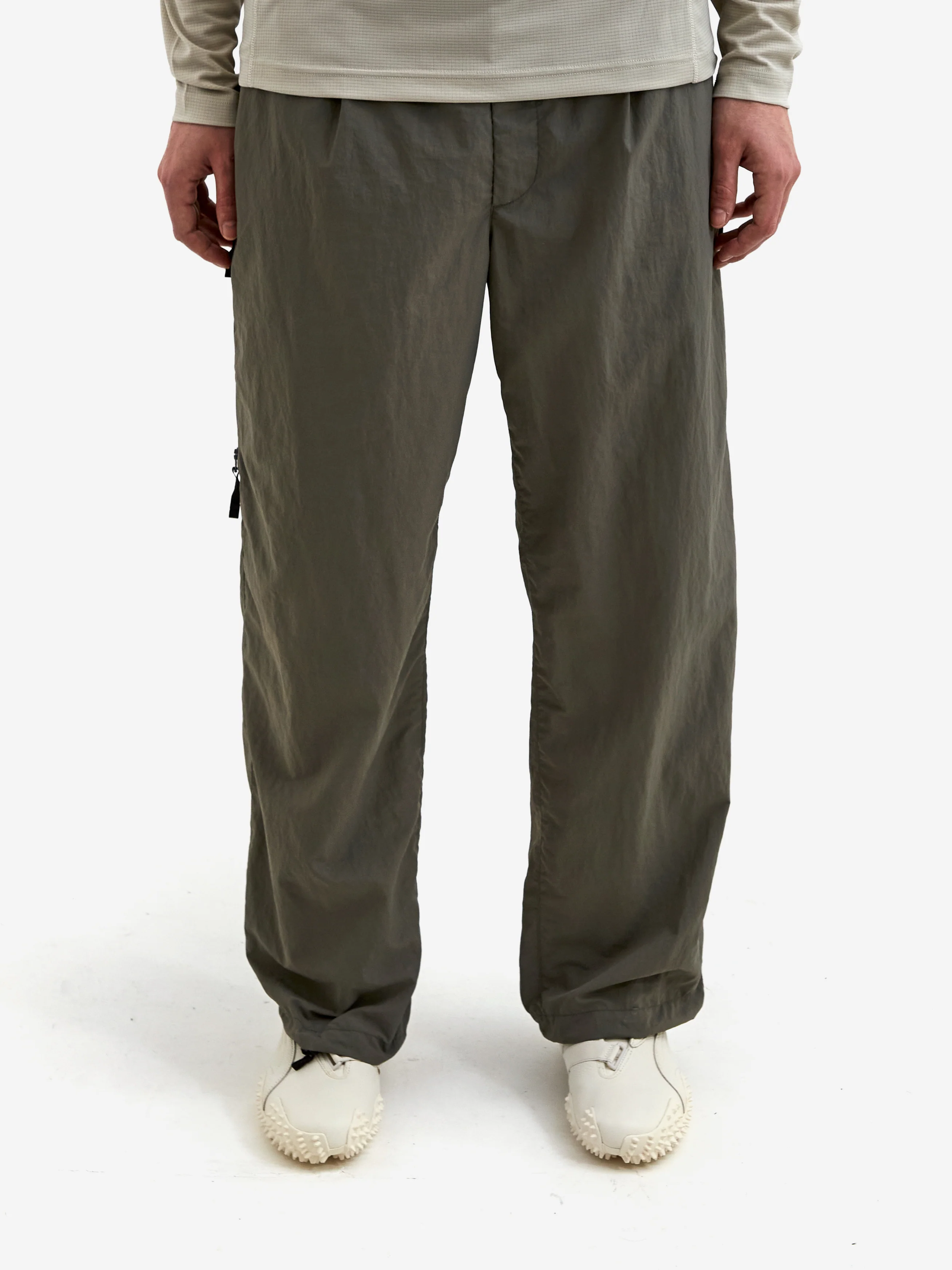 Snow Peak Nylon Tussah Utility Storage Pants - Light Olive - Image 2