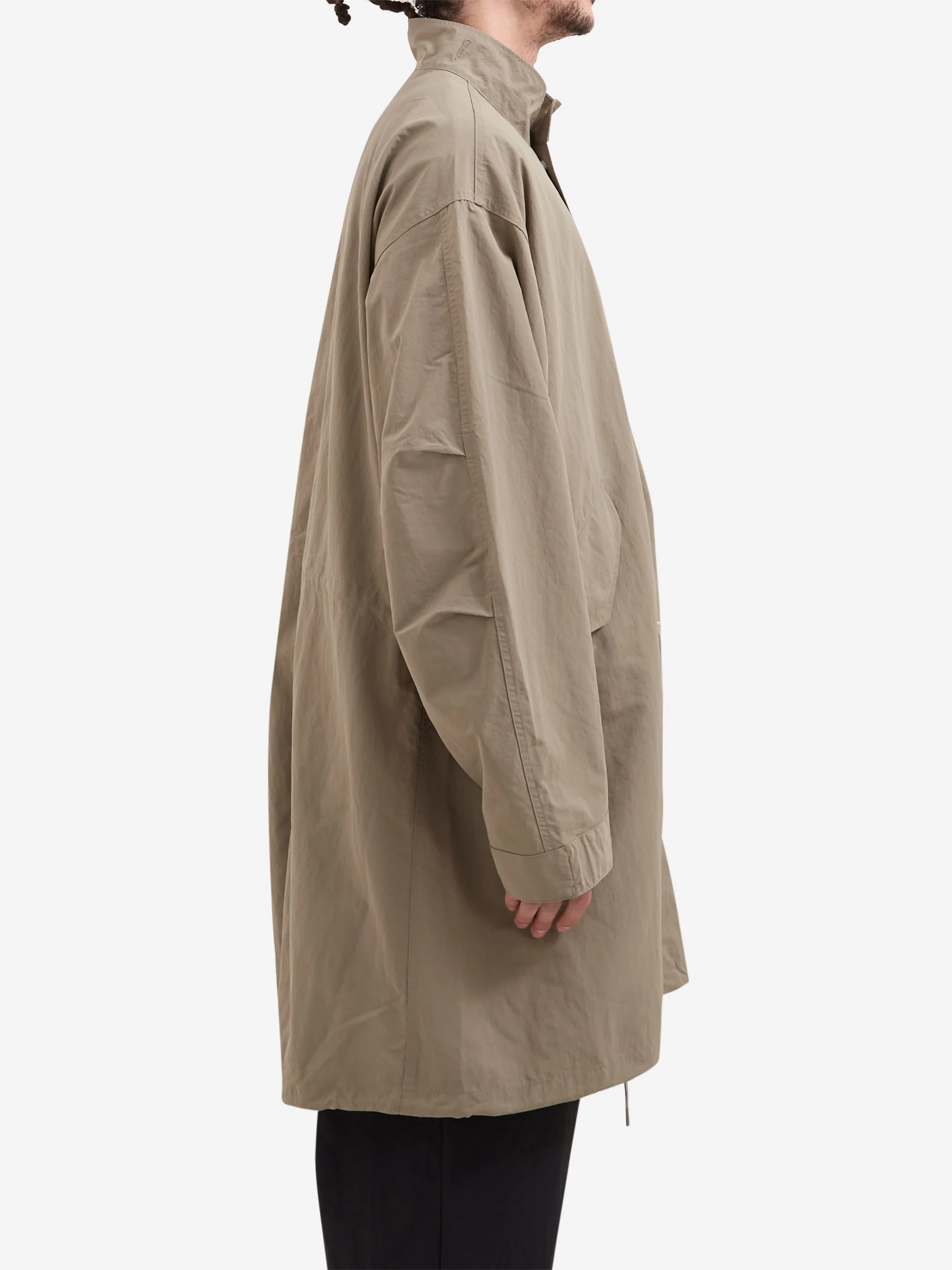 Snow Peak Nylon Washer Coat - Greige - Image 3