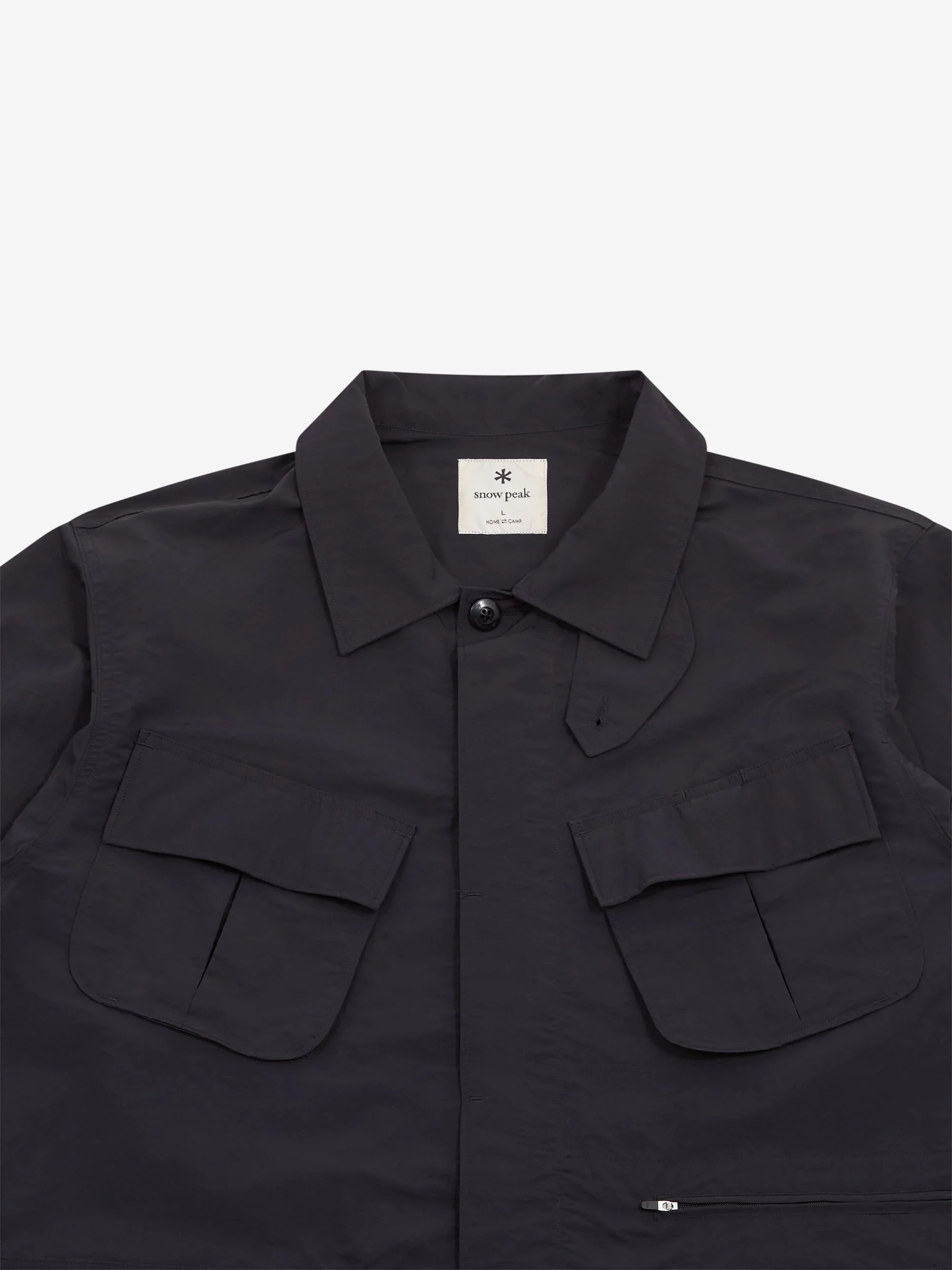 Snow Peak Nylon Washer Jacket - Black - Image 6