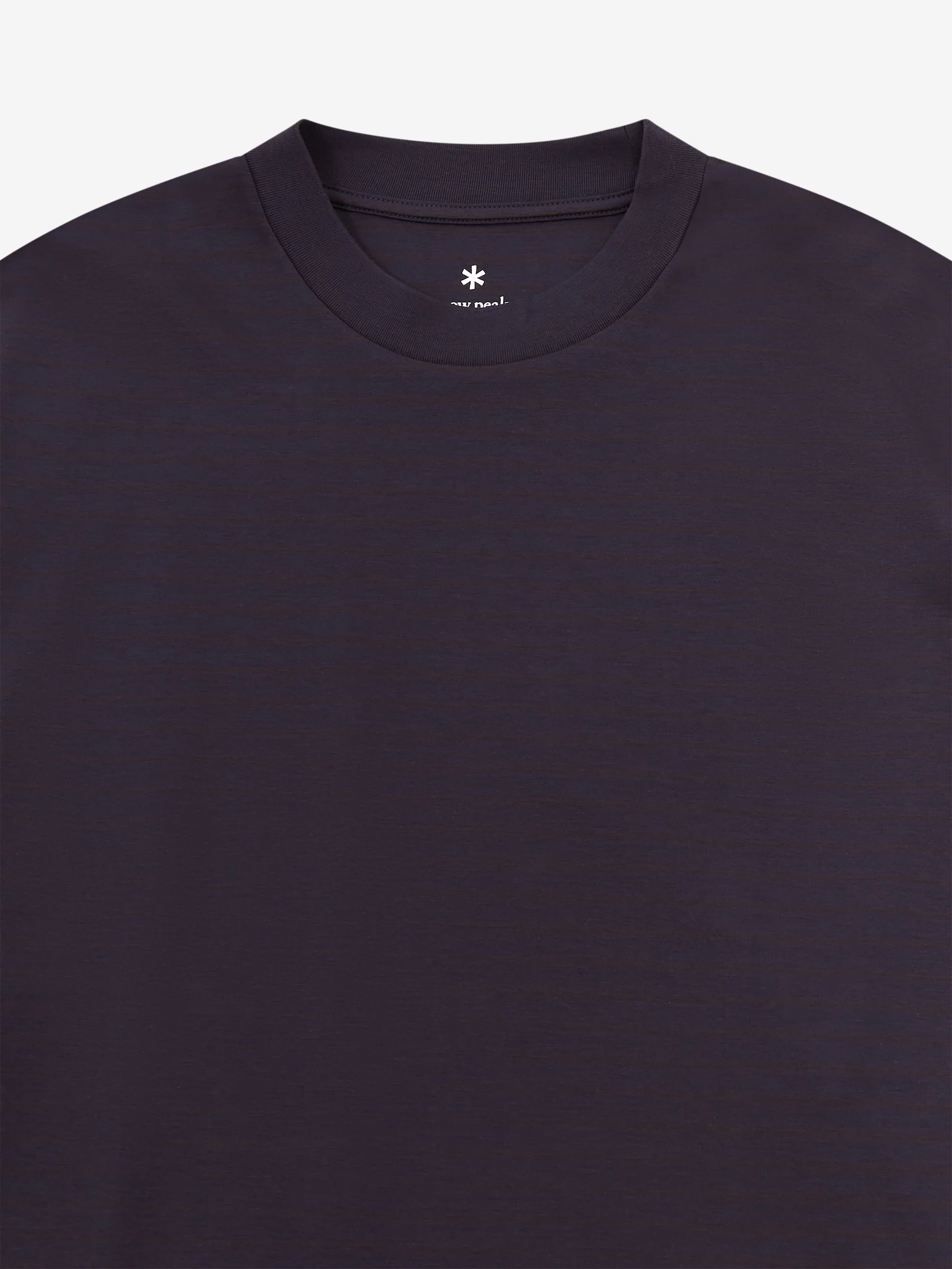 Snow Peak Organic Cotton Mercerized Border L/S T-Shirt - Blue Border - Image 6
