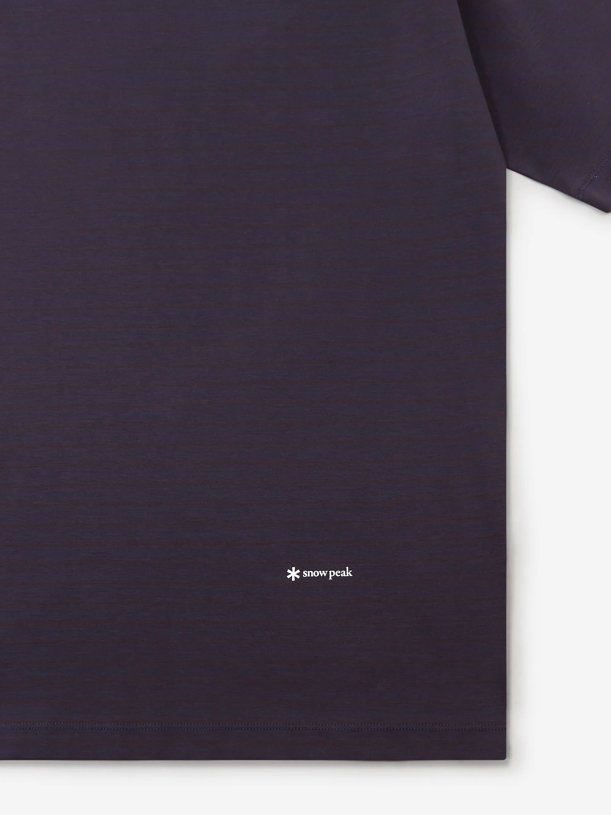 Snow Peak Organic Cotton Mercerized Border T-Shirt - Blue Border - Image 6