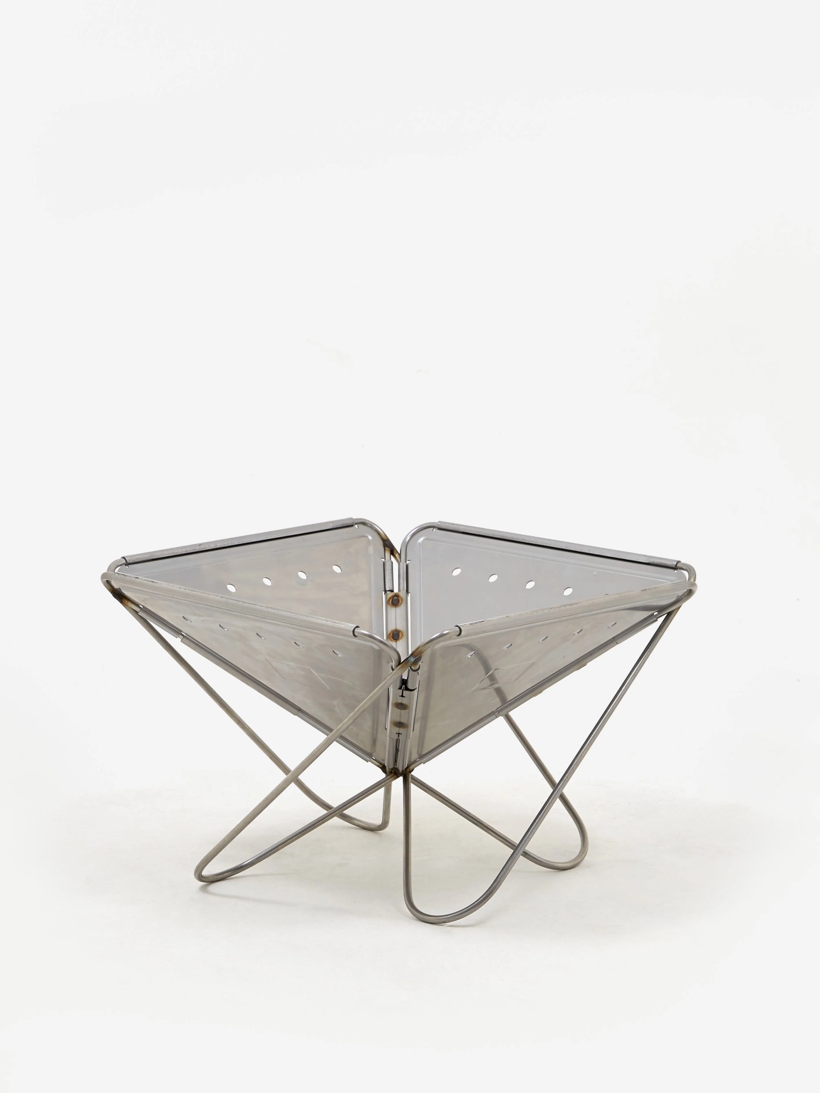 Snow Peak Pack and Carry Fireplace in Large - Silver