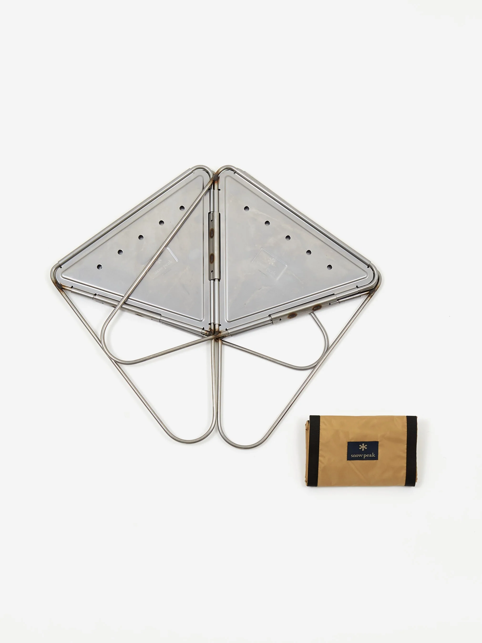 Snow Peak Pack and Carry Fireplace in Large - Silver - Image 4