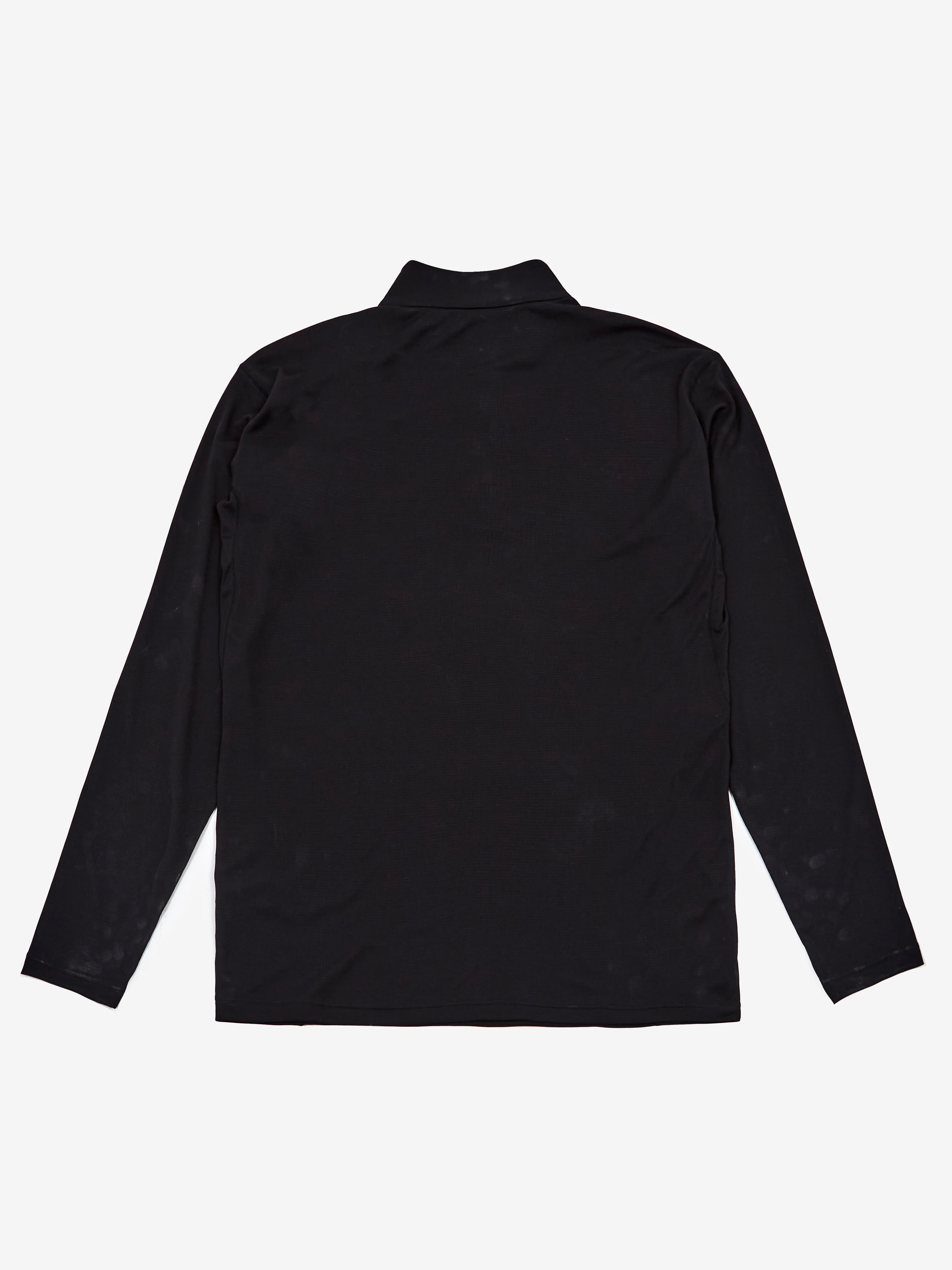 Snow Peak Pe Power Dry Half Zip Pullover - Black - Image 4