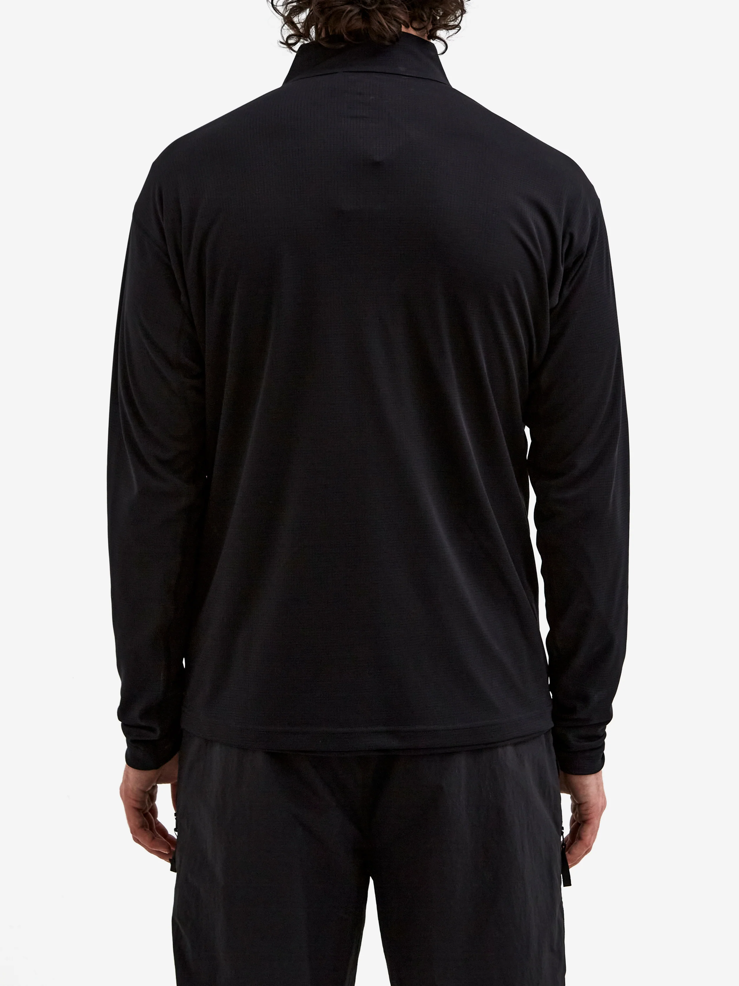 Snow Peak Pe Power Dry Half Zip Pullover - Black - Image 6