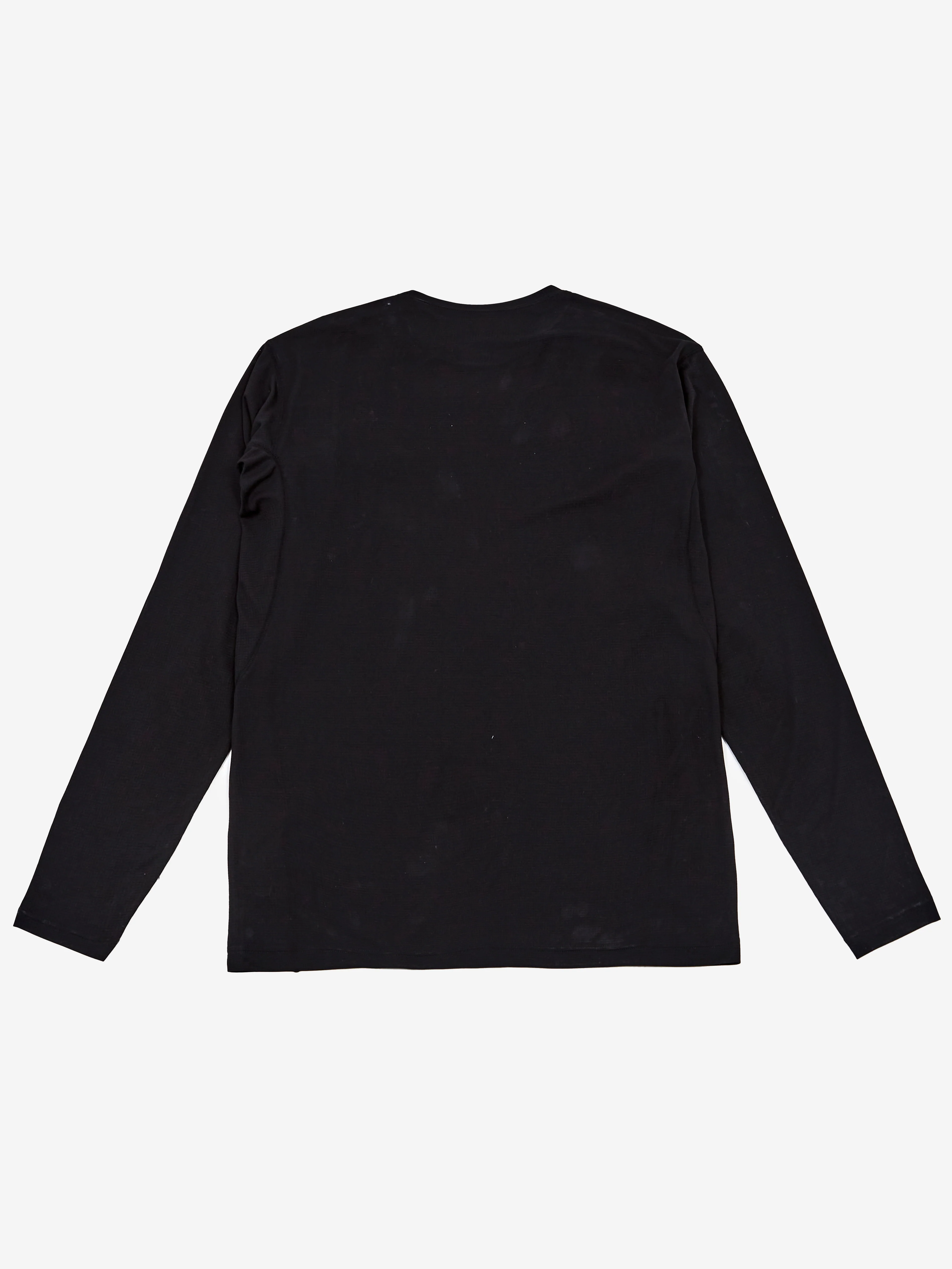 Snow Peak Pe Power Dry Long Sleeve T-Shirt - Black - Image 4