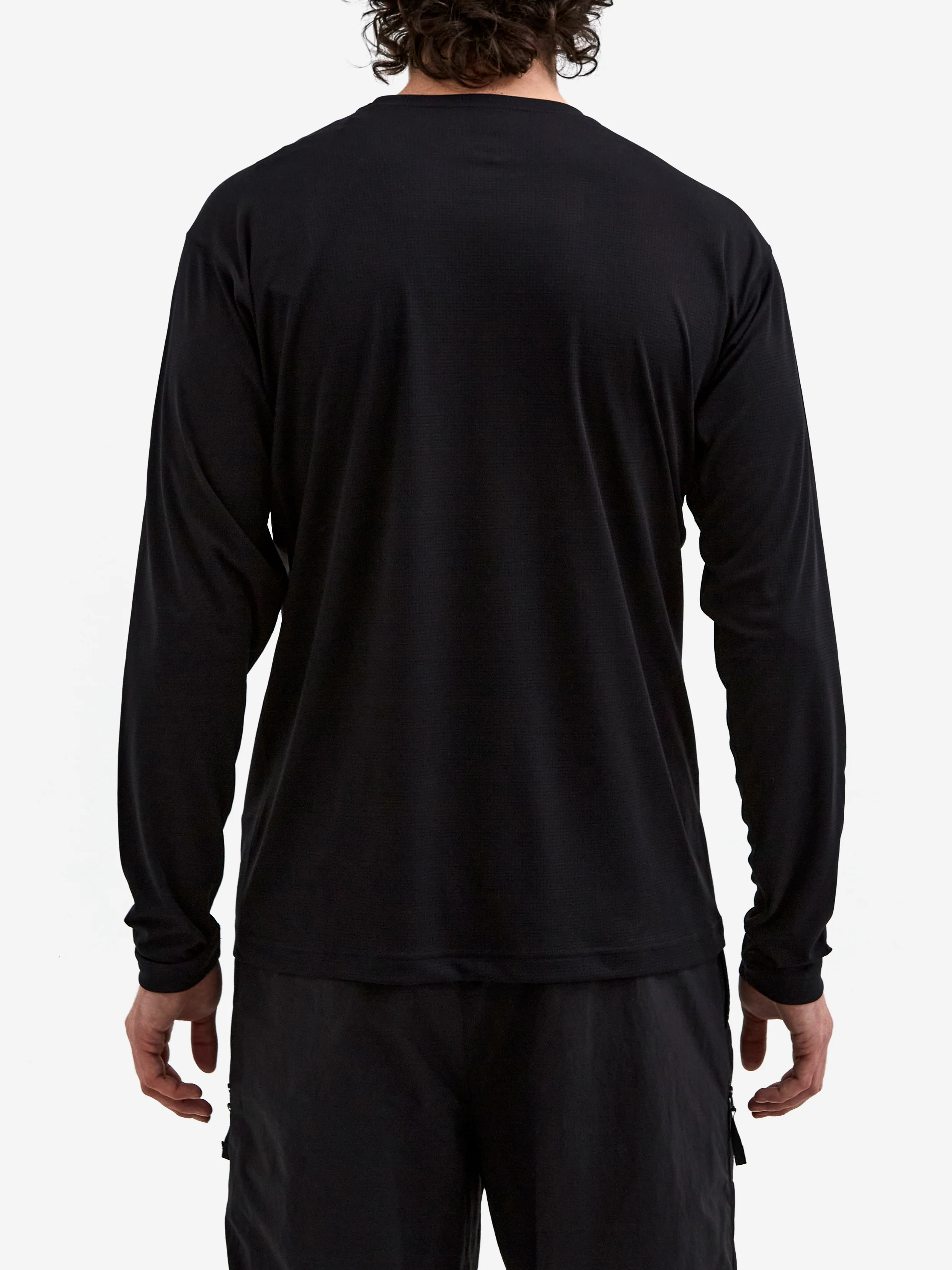 Snow Peak Pe Power Dry Long Sleeve T-Shirt - Black - Image 6