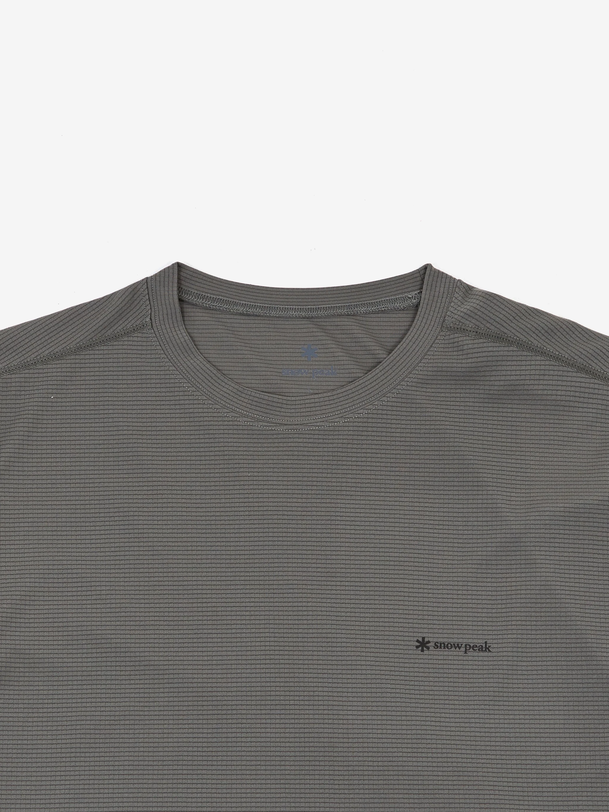 Snow Peak Pe Power Dry T-Shirt - Grey - Image 3