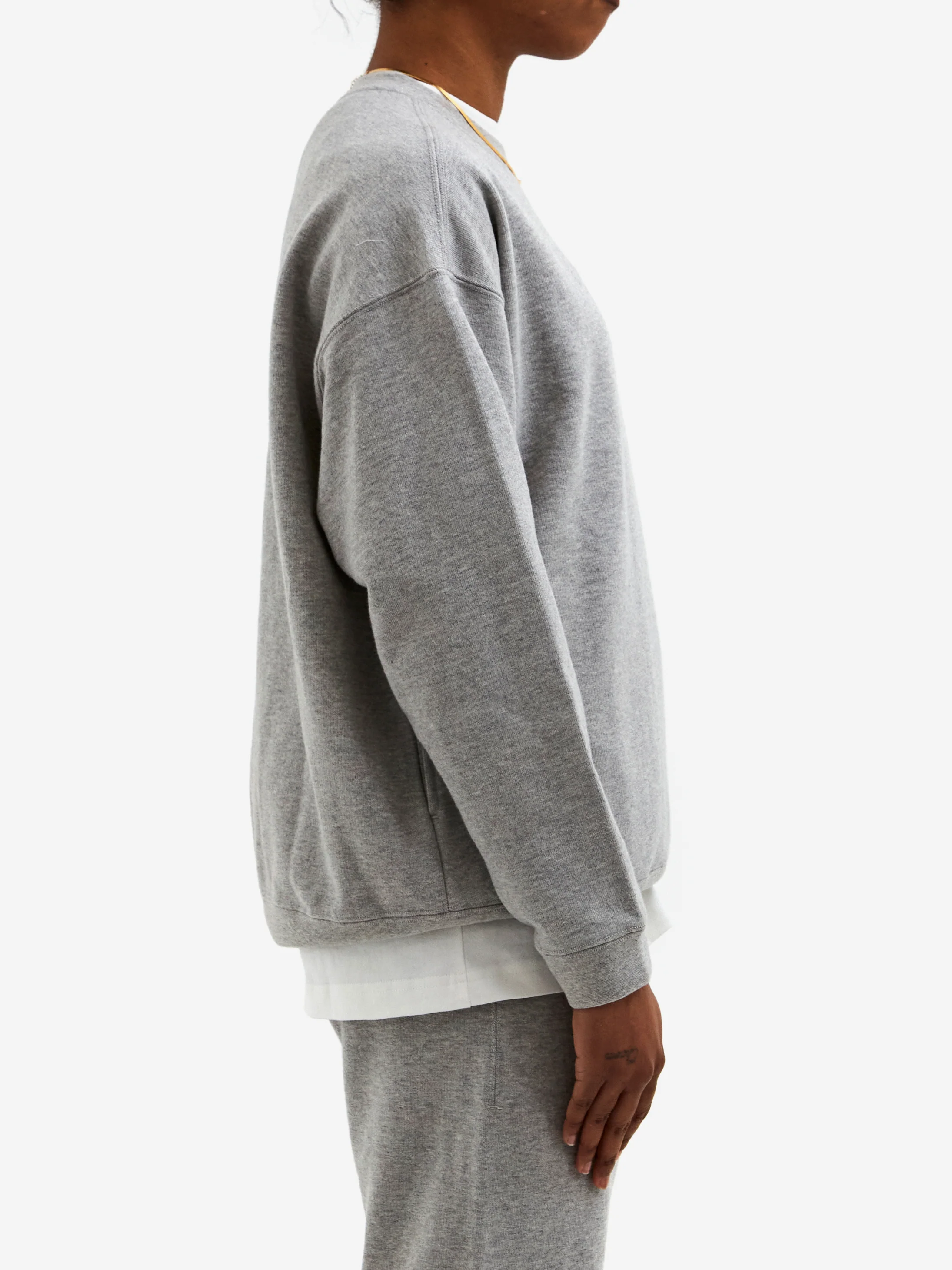 Snow Peak Recycled Cotton Crewneck Sweat W - Grey - Image 2