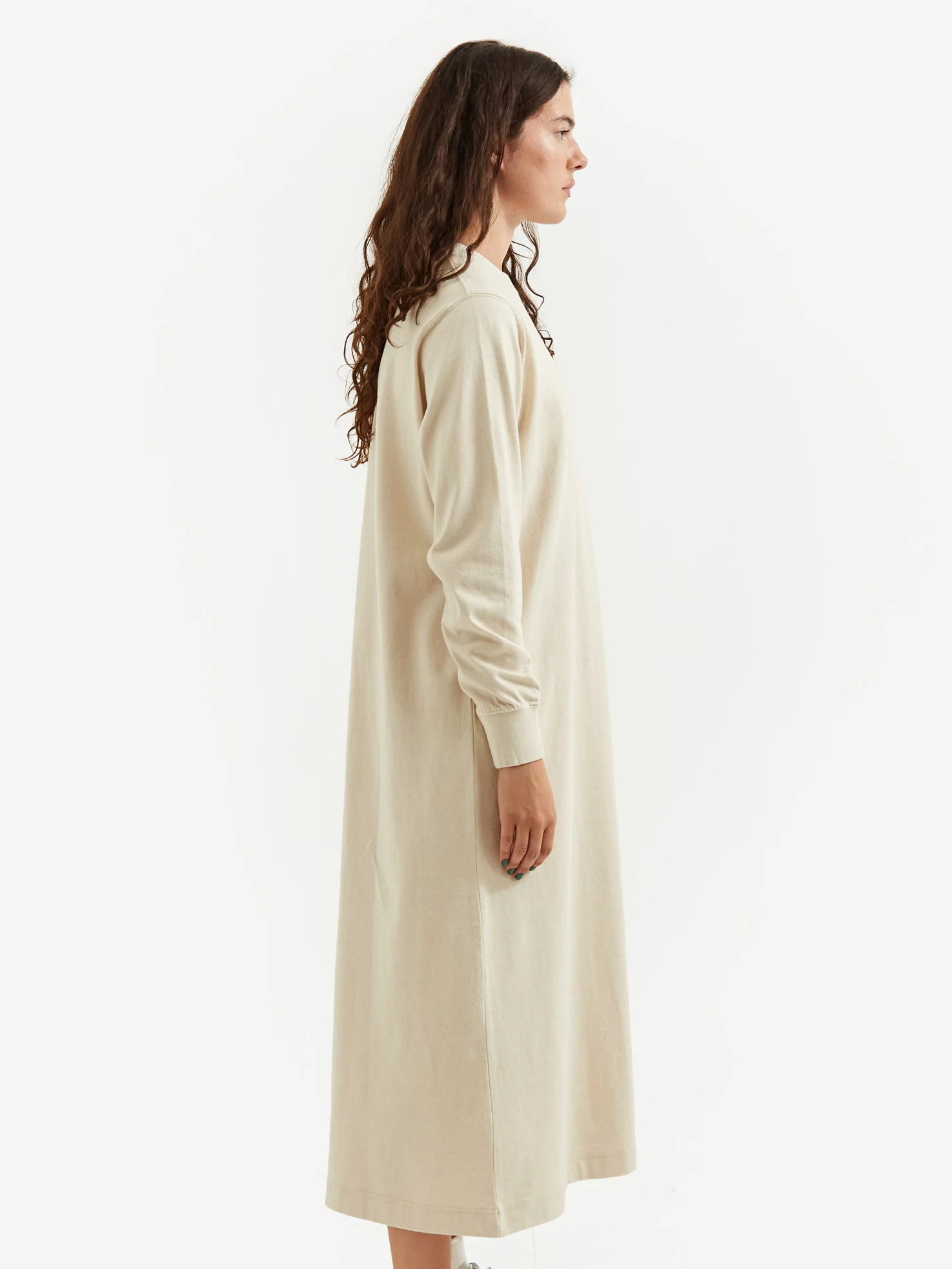 Snow Peak Recycled Cotton Heavy LS Dress - Ecru - Image 2