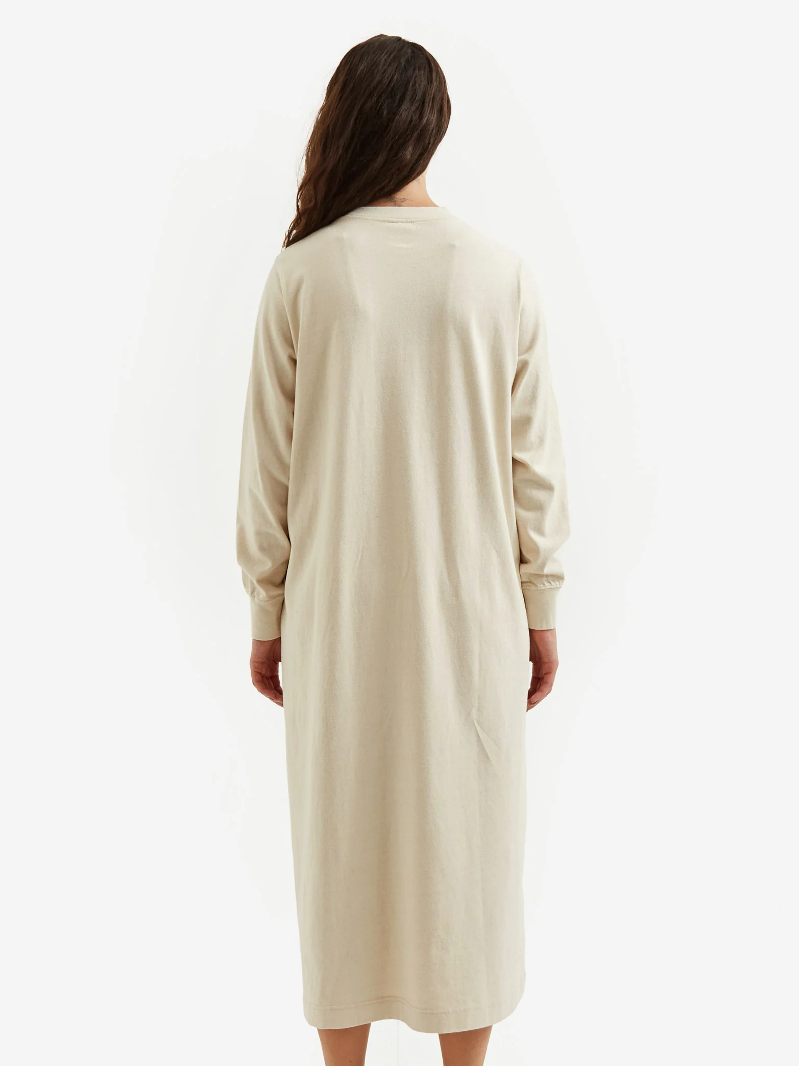 Snow Peak Recycled Cotton Heavy LS Dress - Ecru - Image 4