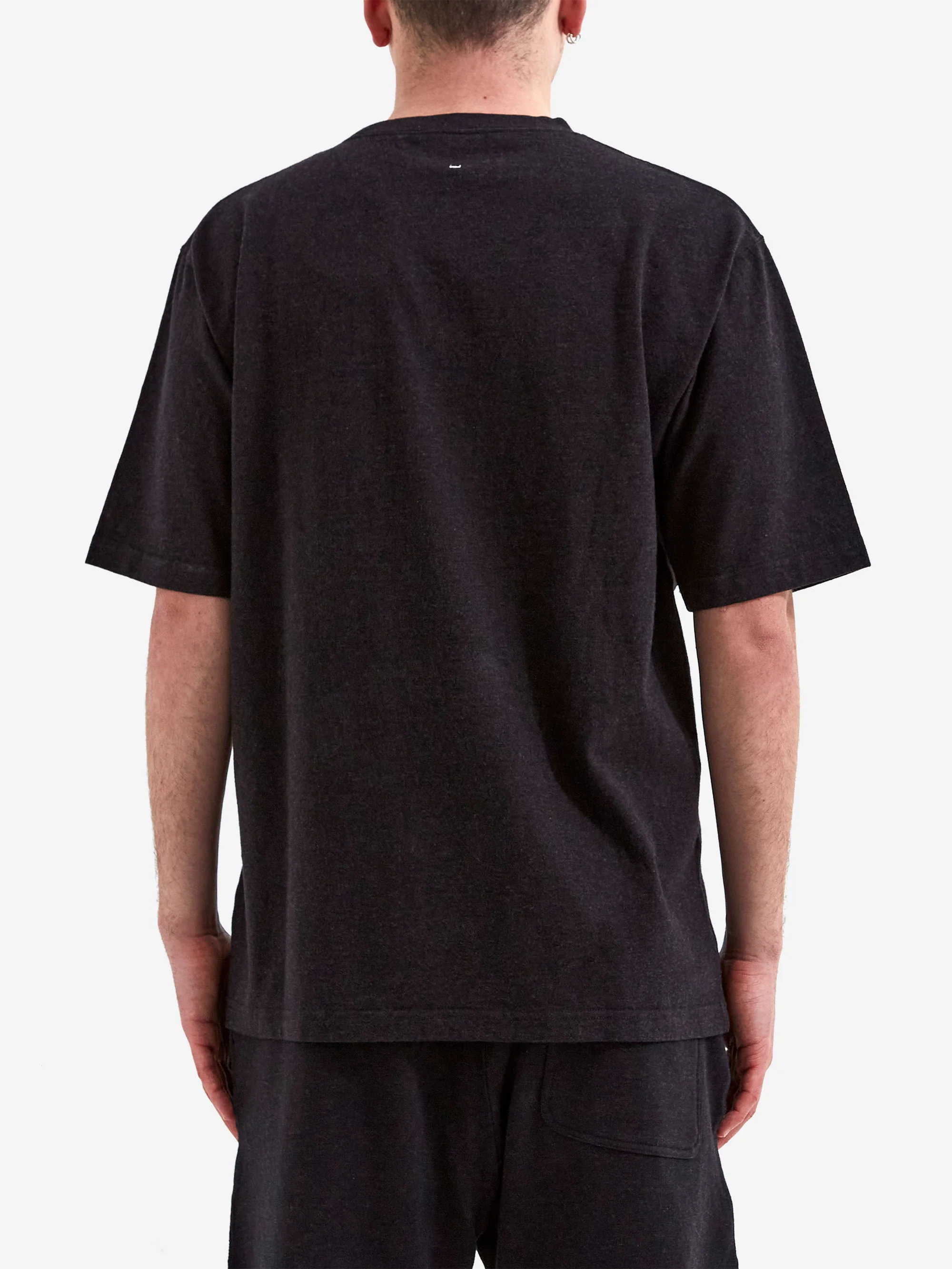 Snow Peak Recycled Cotton Heavy T-Shirt - Black - Image 6