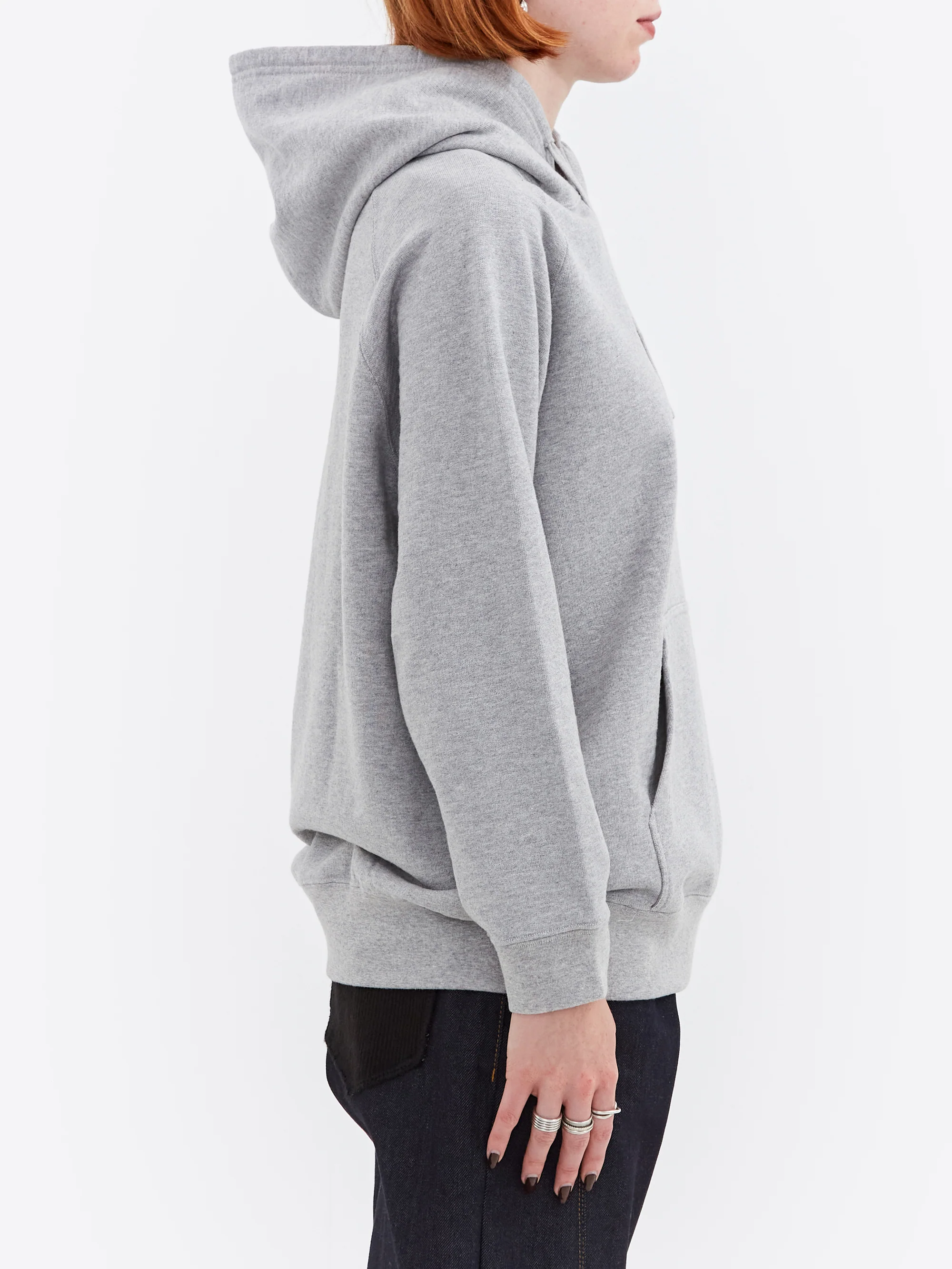 Snow Peak Recycled Cotton Pullover Hoodie W - M.Grey - Image 2