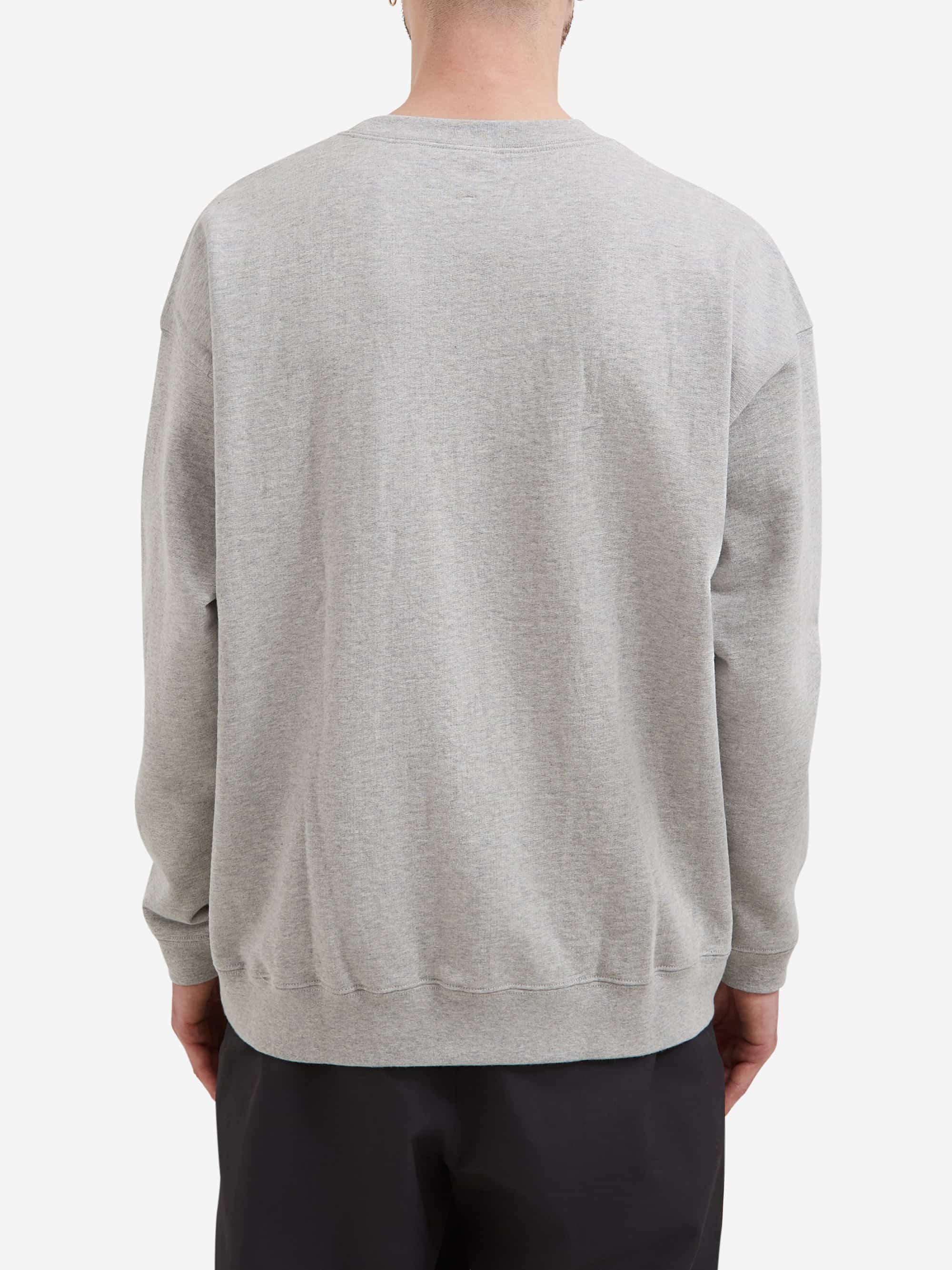 Snow Peak Recycled Cotton Pullover - Mid Grey - Image 6