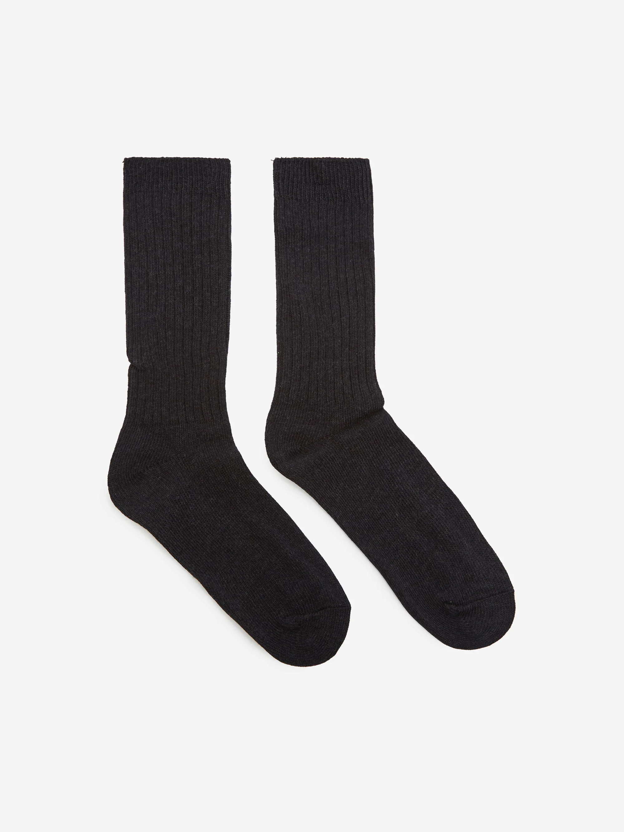 Snow Peak Recycled Cotton Sock M - Black