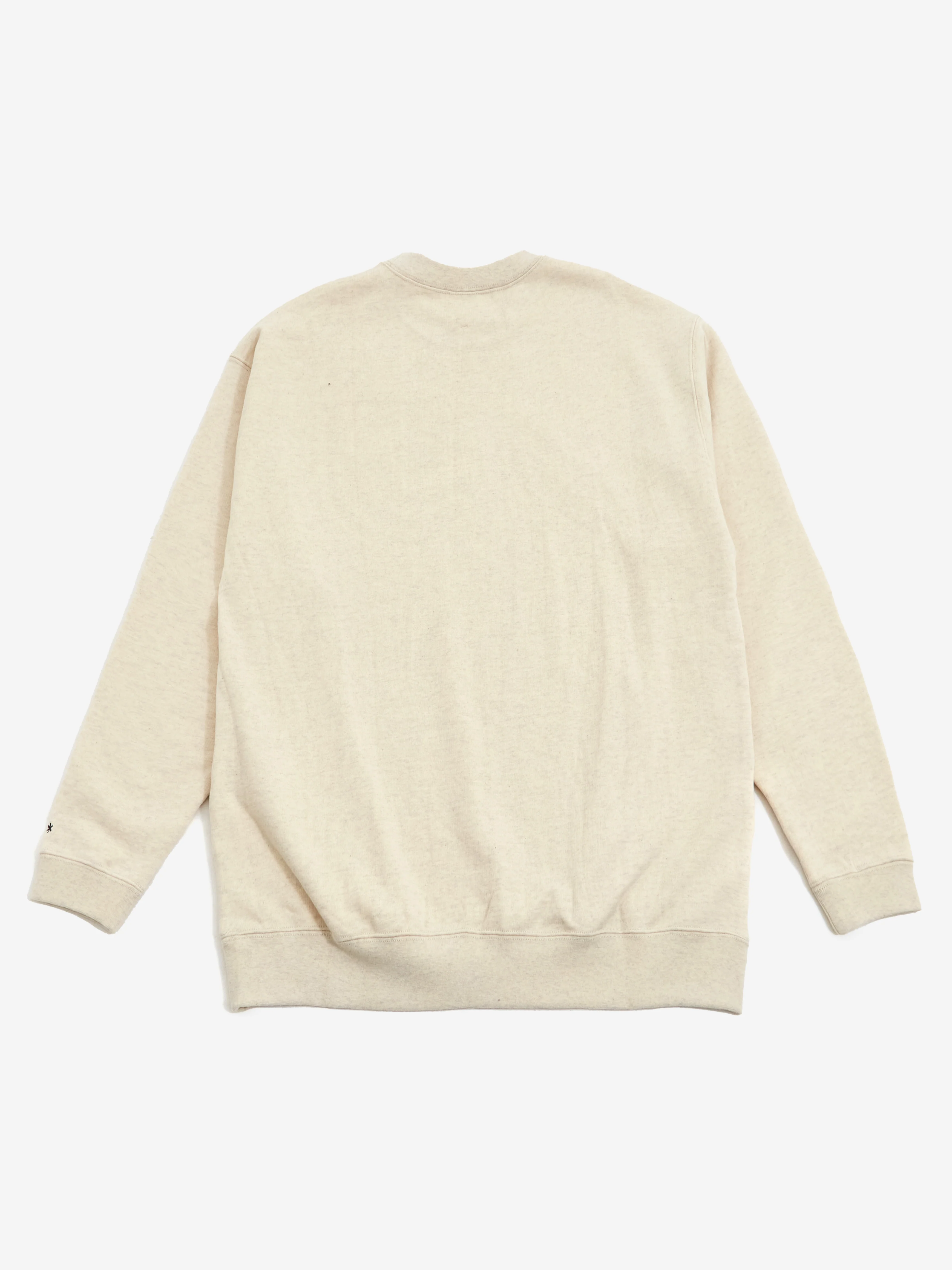 Snow Peak Recycled Cotton Sweat Crewneck - Oatmeal - Image 4