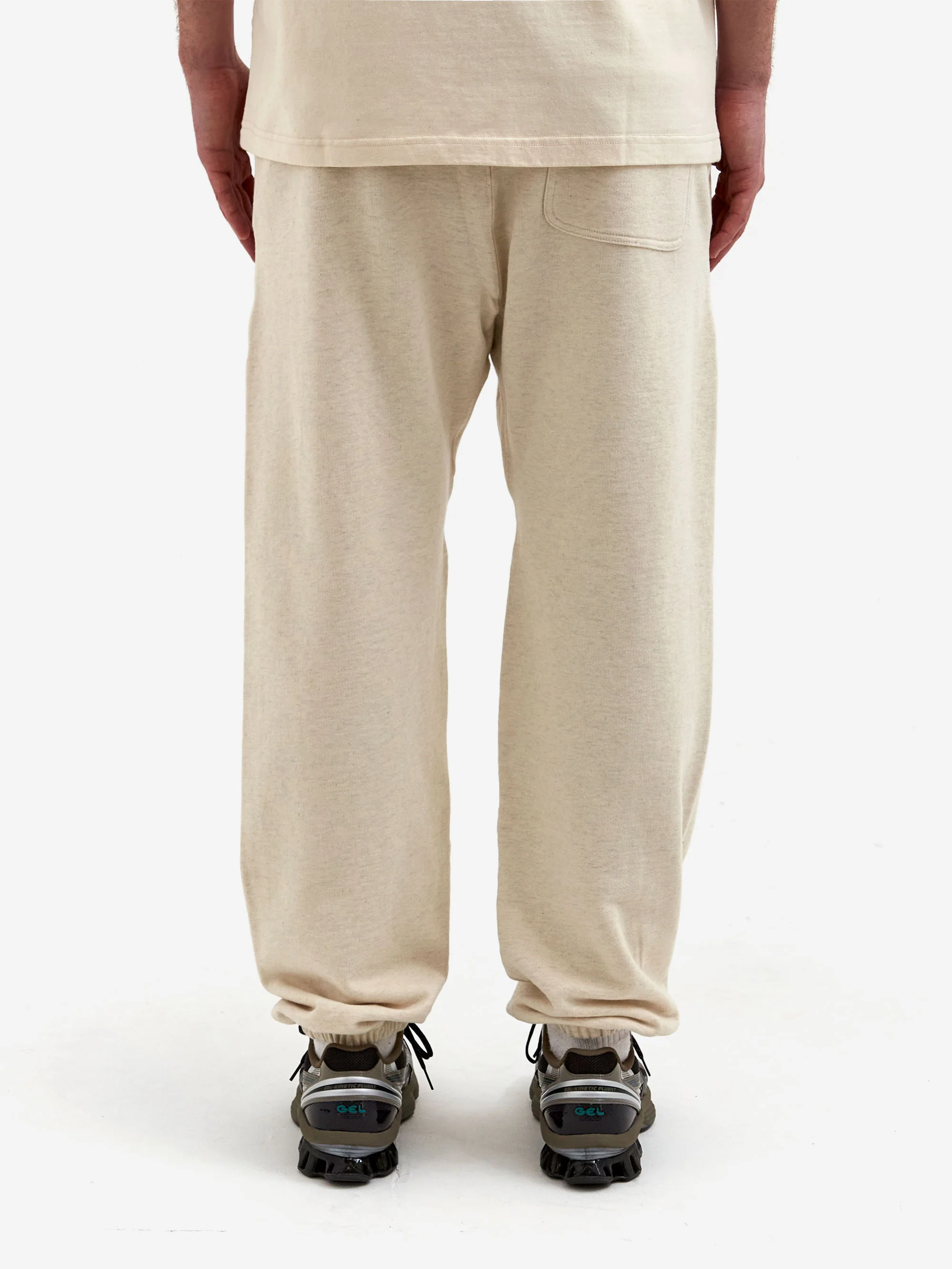 Snow Peak Recycled Cotton Sweat Pants - Oatmeal - Image 6