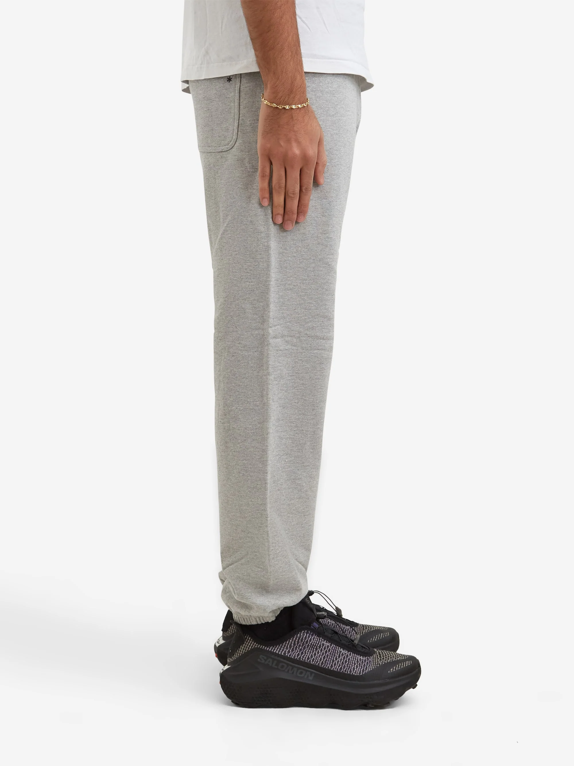 Snow Peak Recycled Cotton Sweatpants - Grey - Image 5
