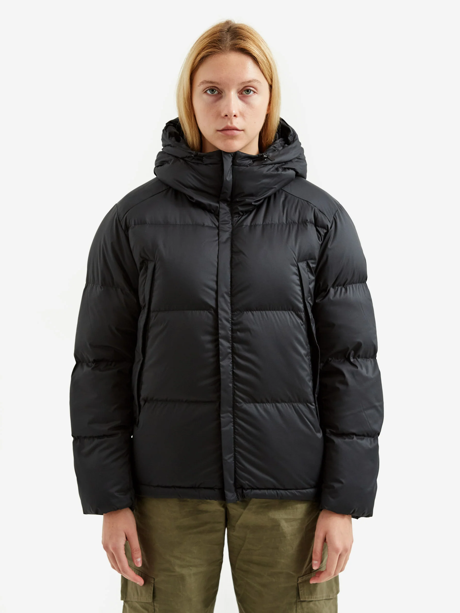 Snow Peak Recycled Light Down Jacket W - Black - Image 3