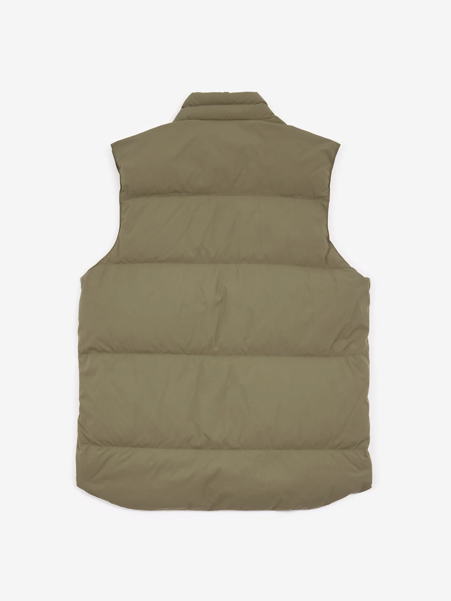 Snow Peak Recycled Nylon Ripstop Down Vest - Beige - Image 6