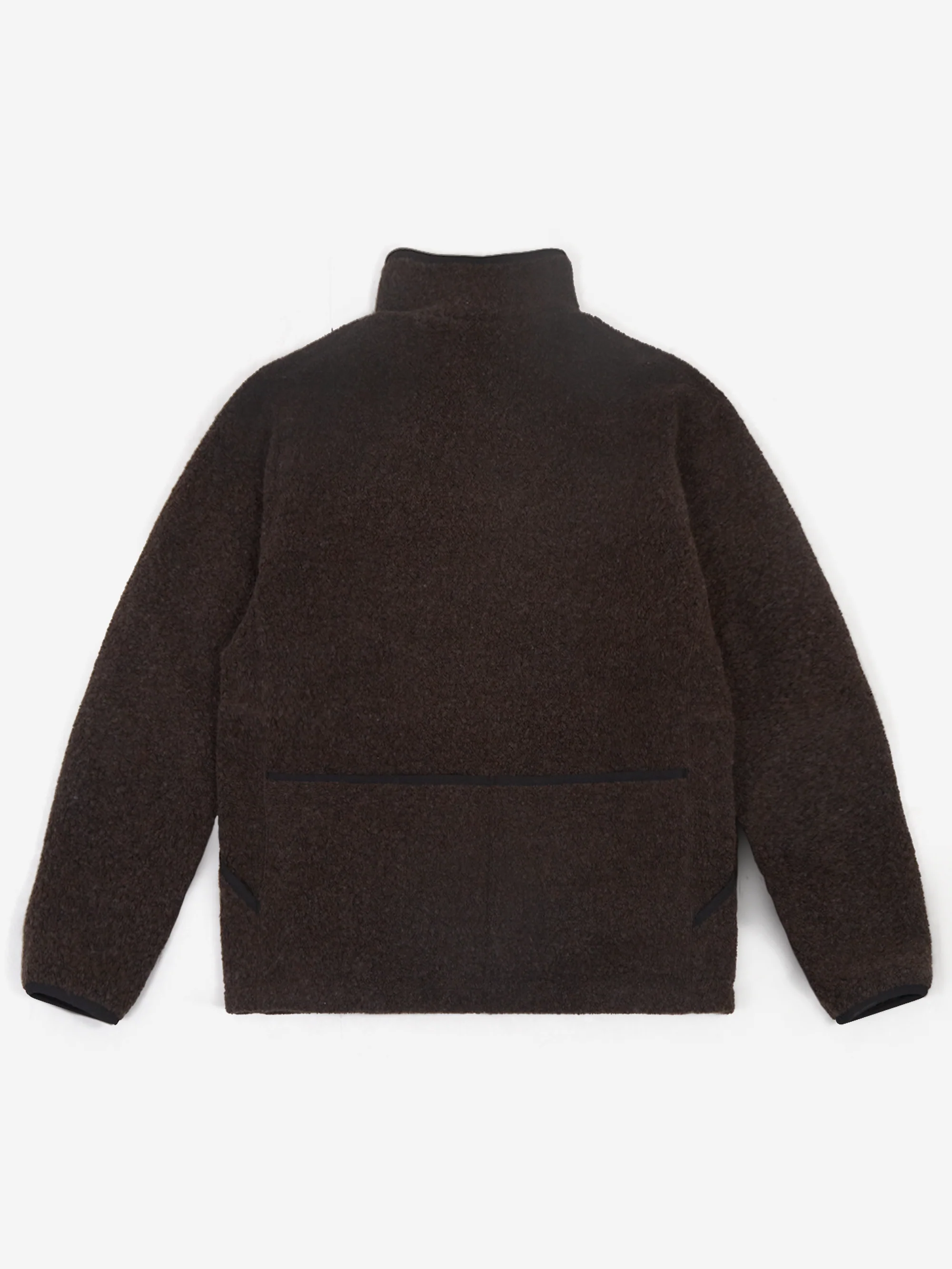 Snow Peak Recycled Wool Boa Pullover - Dark Brown - Image 3