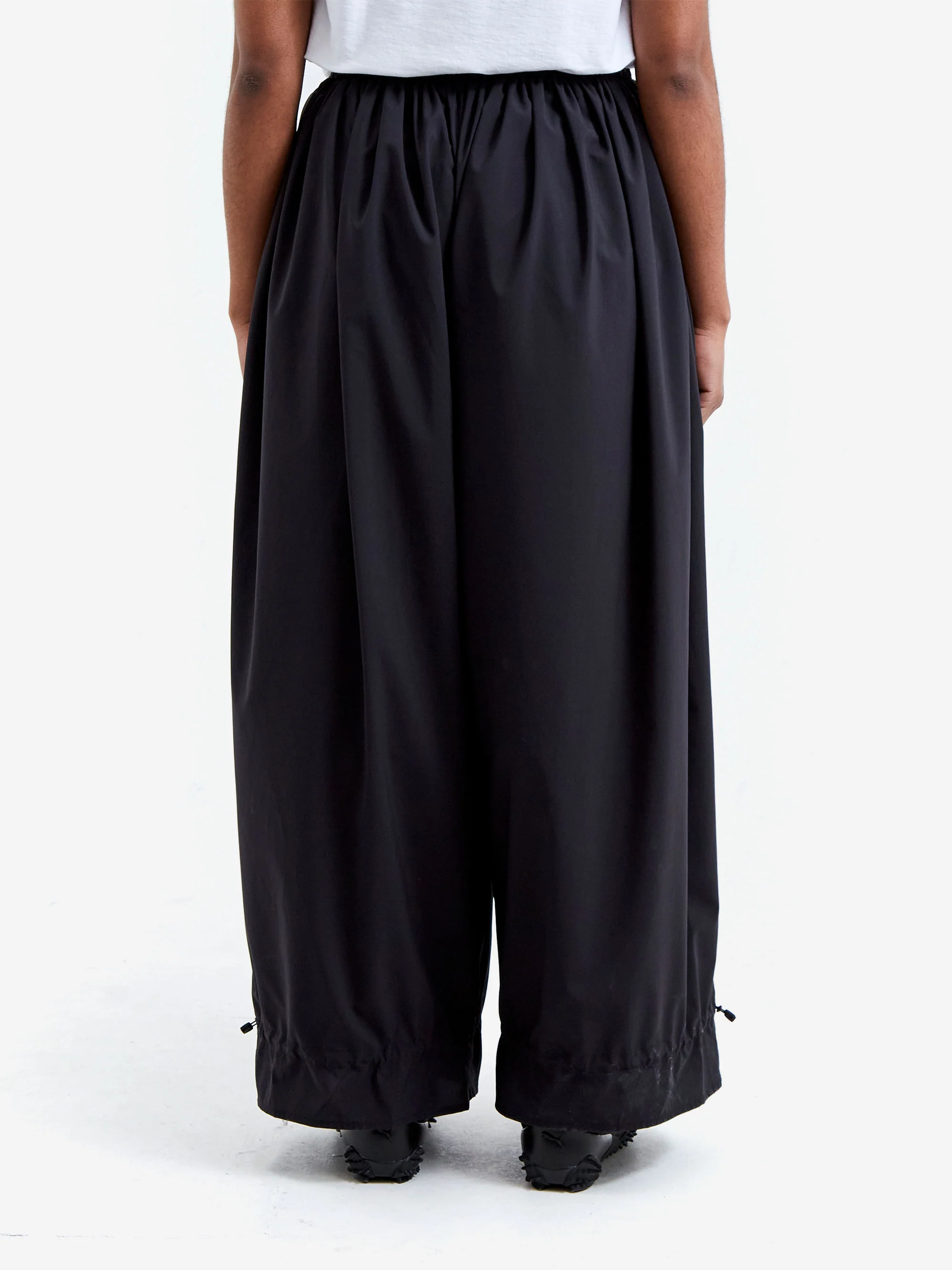 Snow Peak Shadow Ripstop Gather Pants - Black - Image 3
