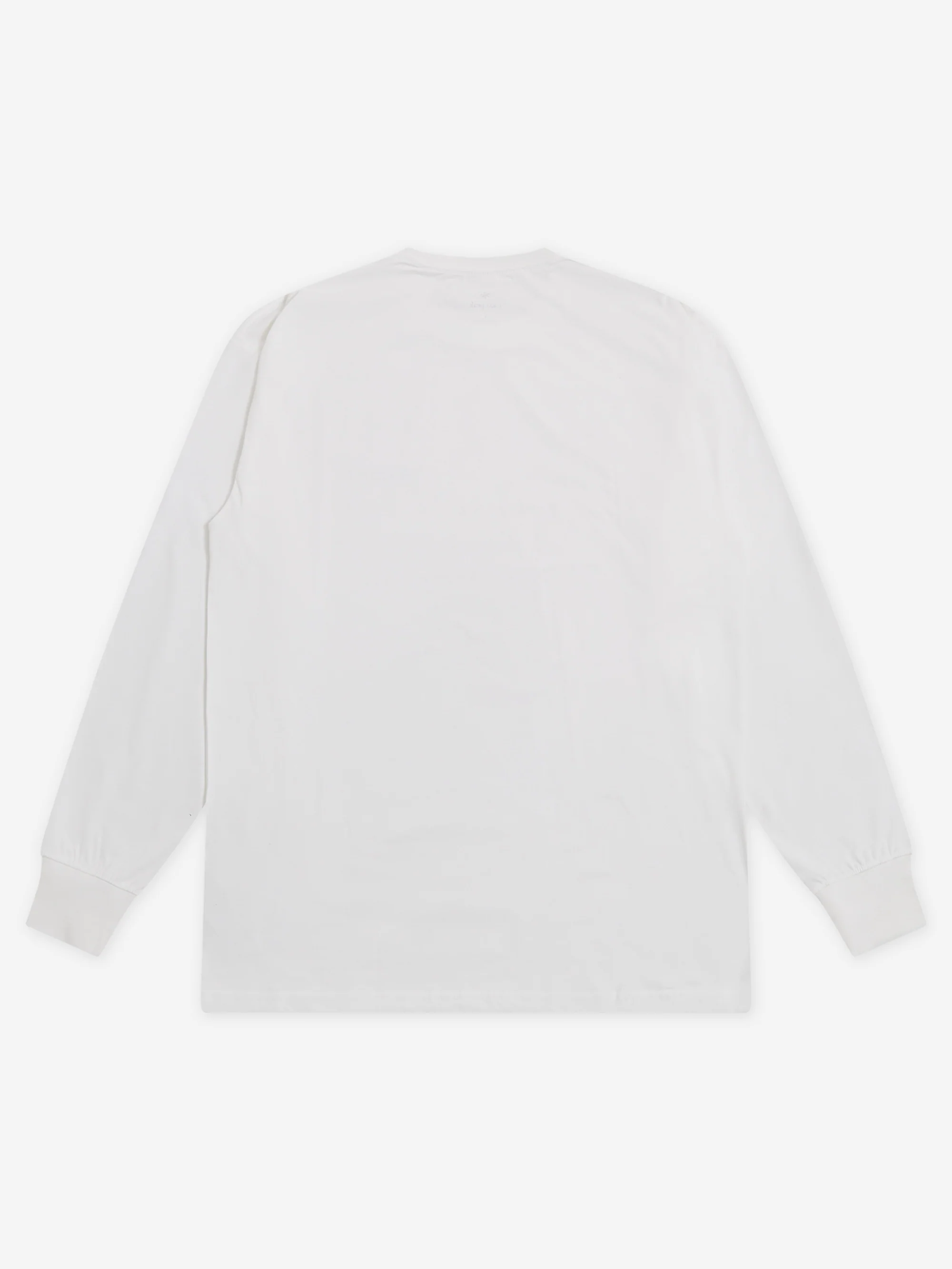 Snow Peak Soft Cotton Relaxed Logo L/S T-Shirt - Off White - Image 3