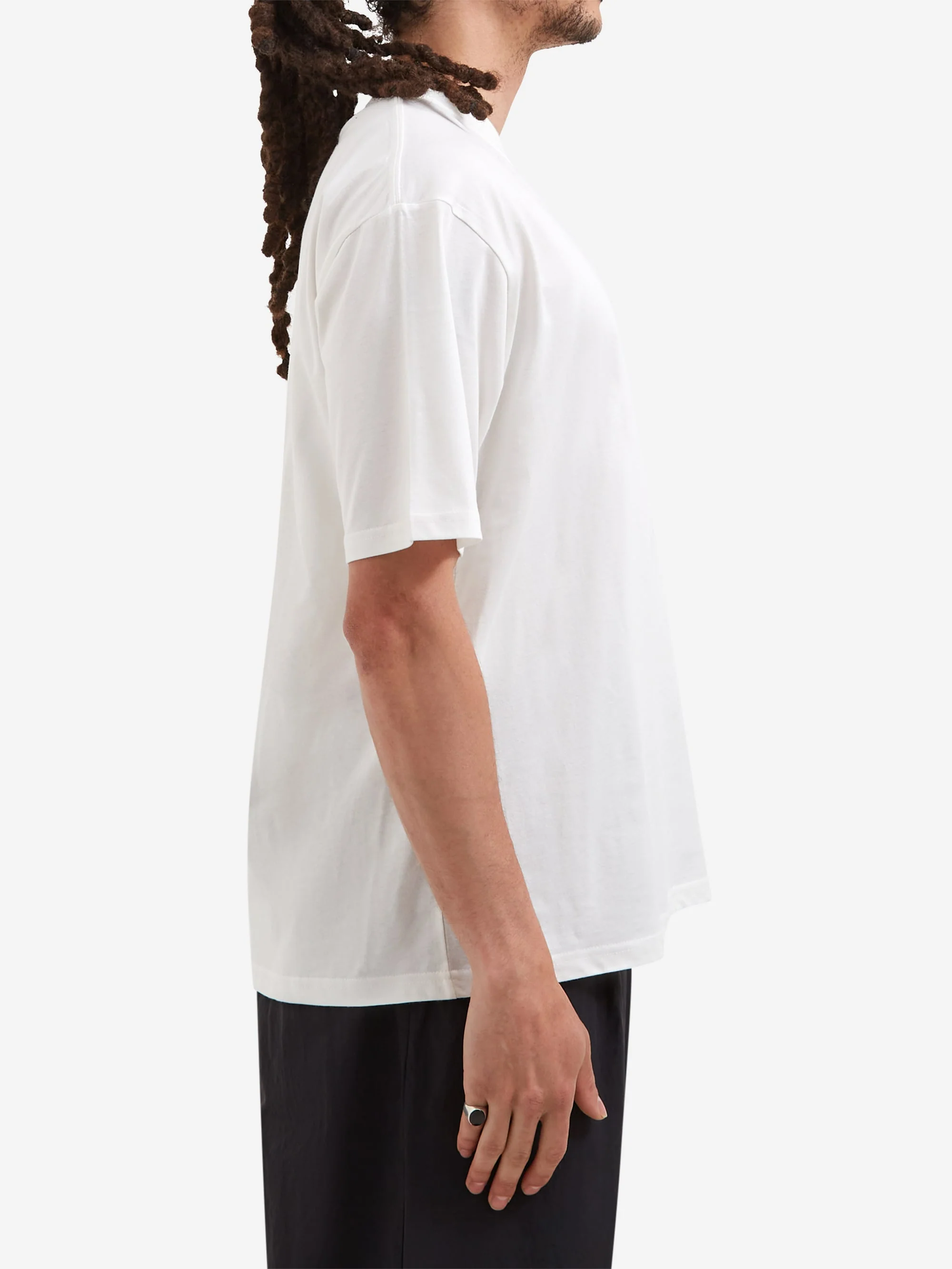 Snow Peak Soft Cotton Relaxed Logo T-Shirt - Off White - Image 3