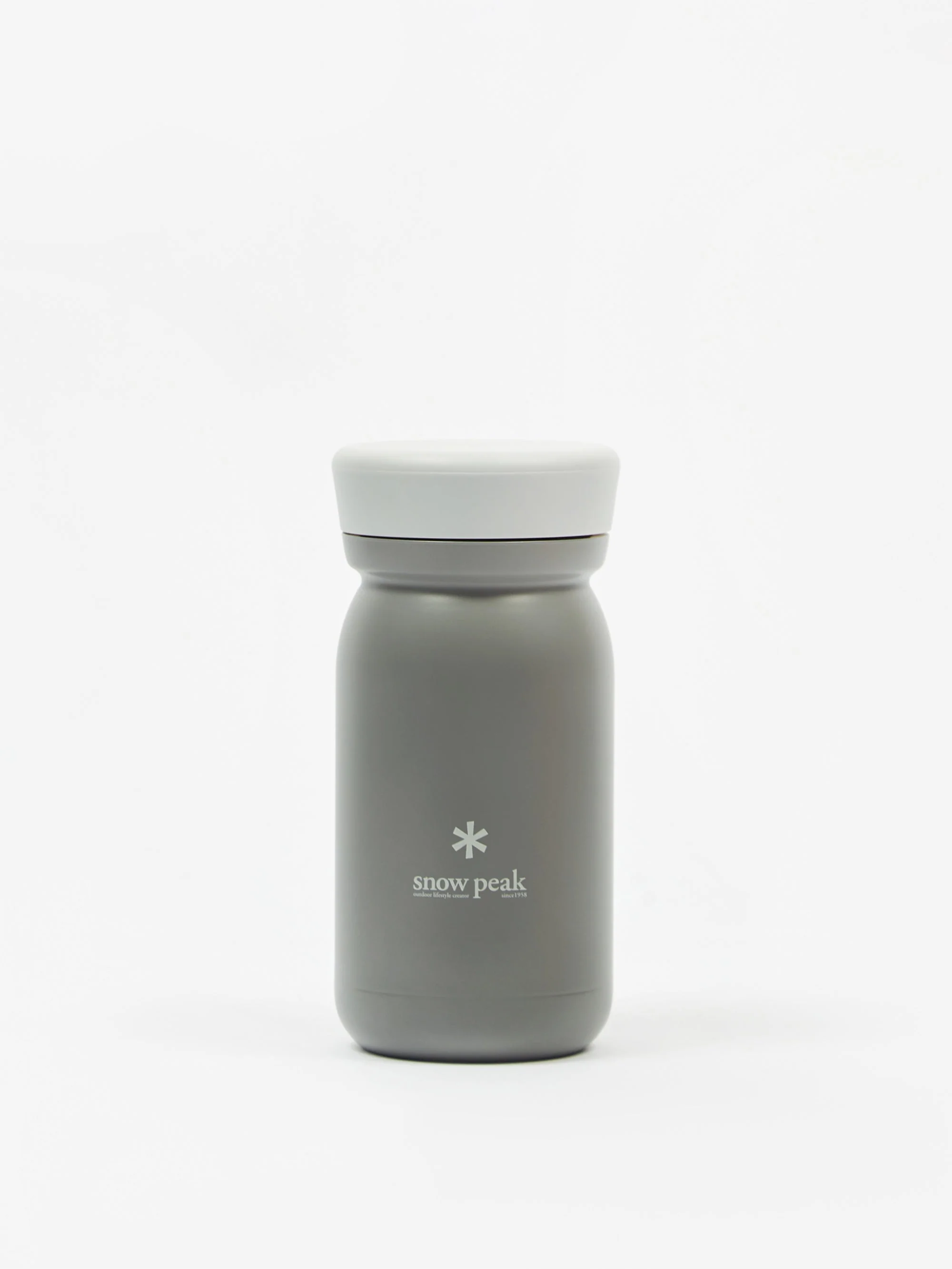 Snow Peak Stainless steel Vacuum bottle M350 - Grey - Image 2