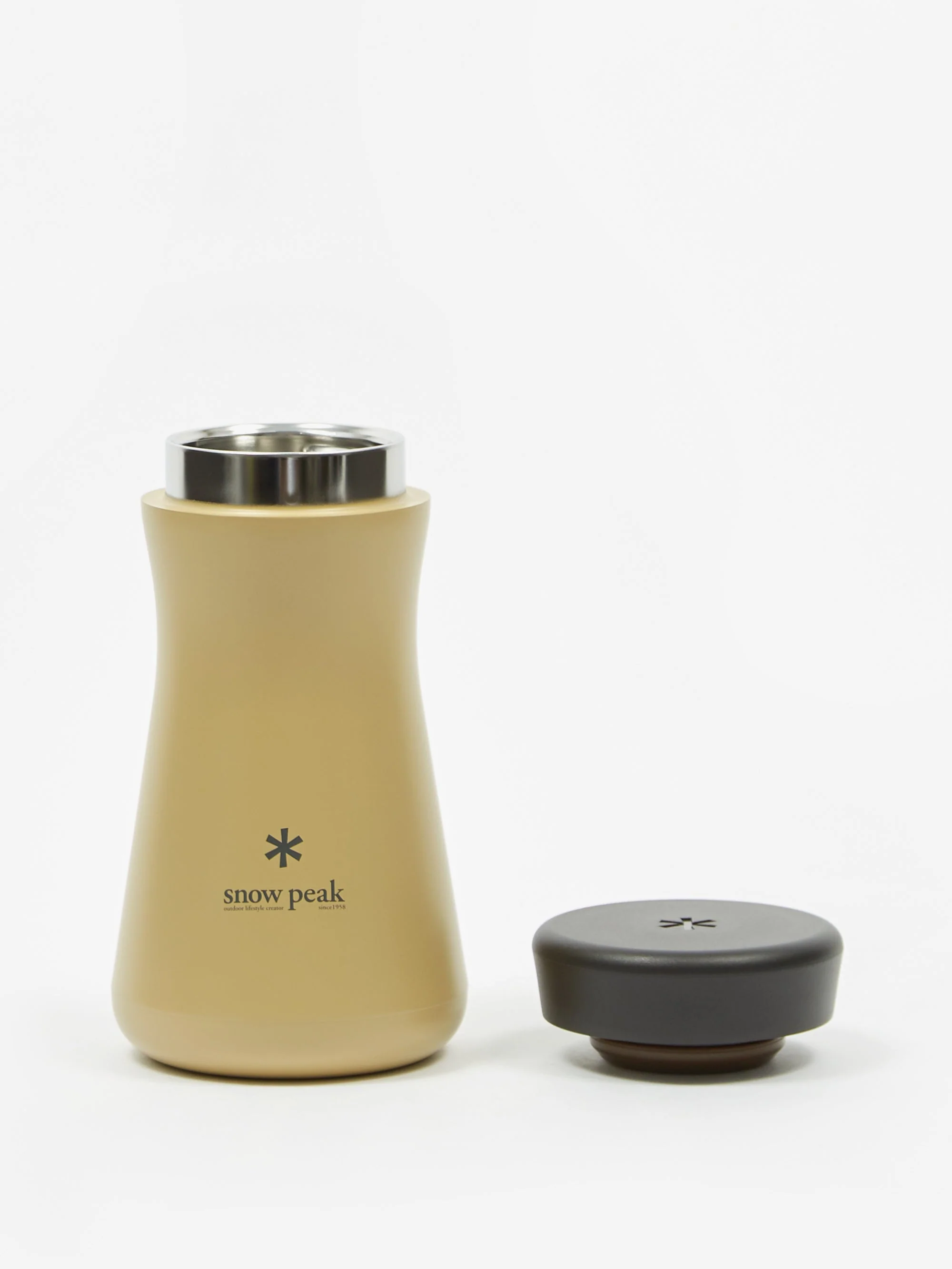 Snow Peak Stainless steel Vacuum bottle T350 - Brown - Image 2