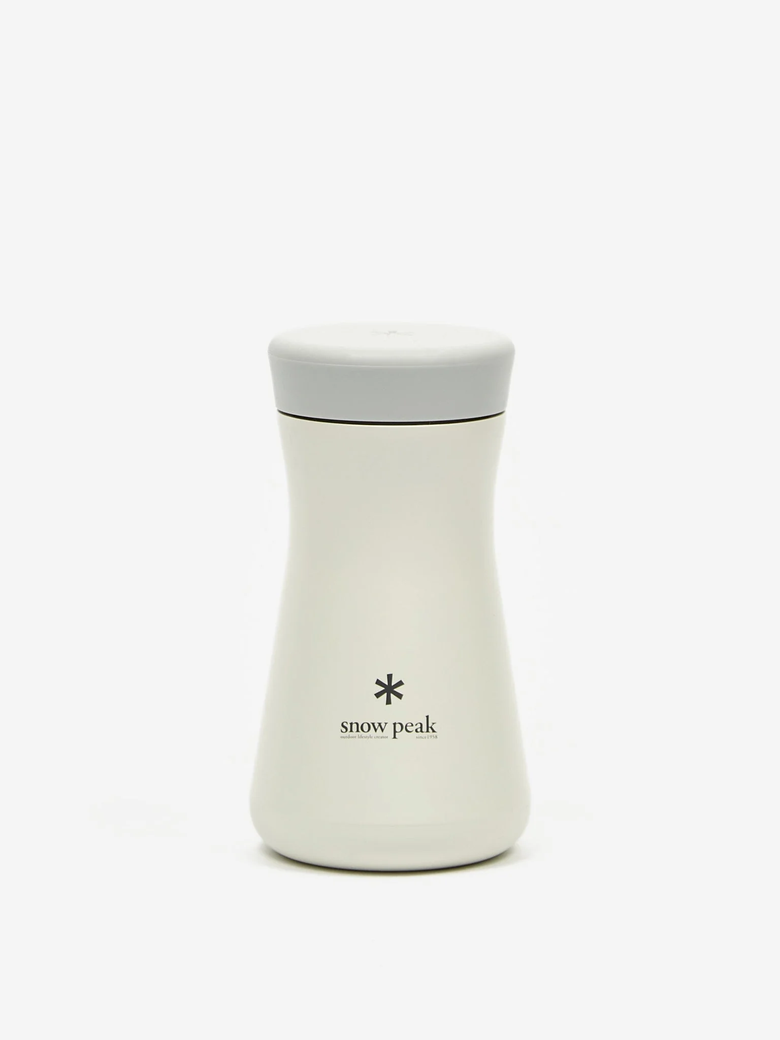 Snow Peak Stainless Vacuum Bottle Tsuzumi 350 - White - Image 3
