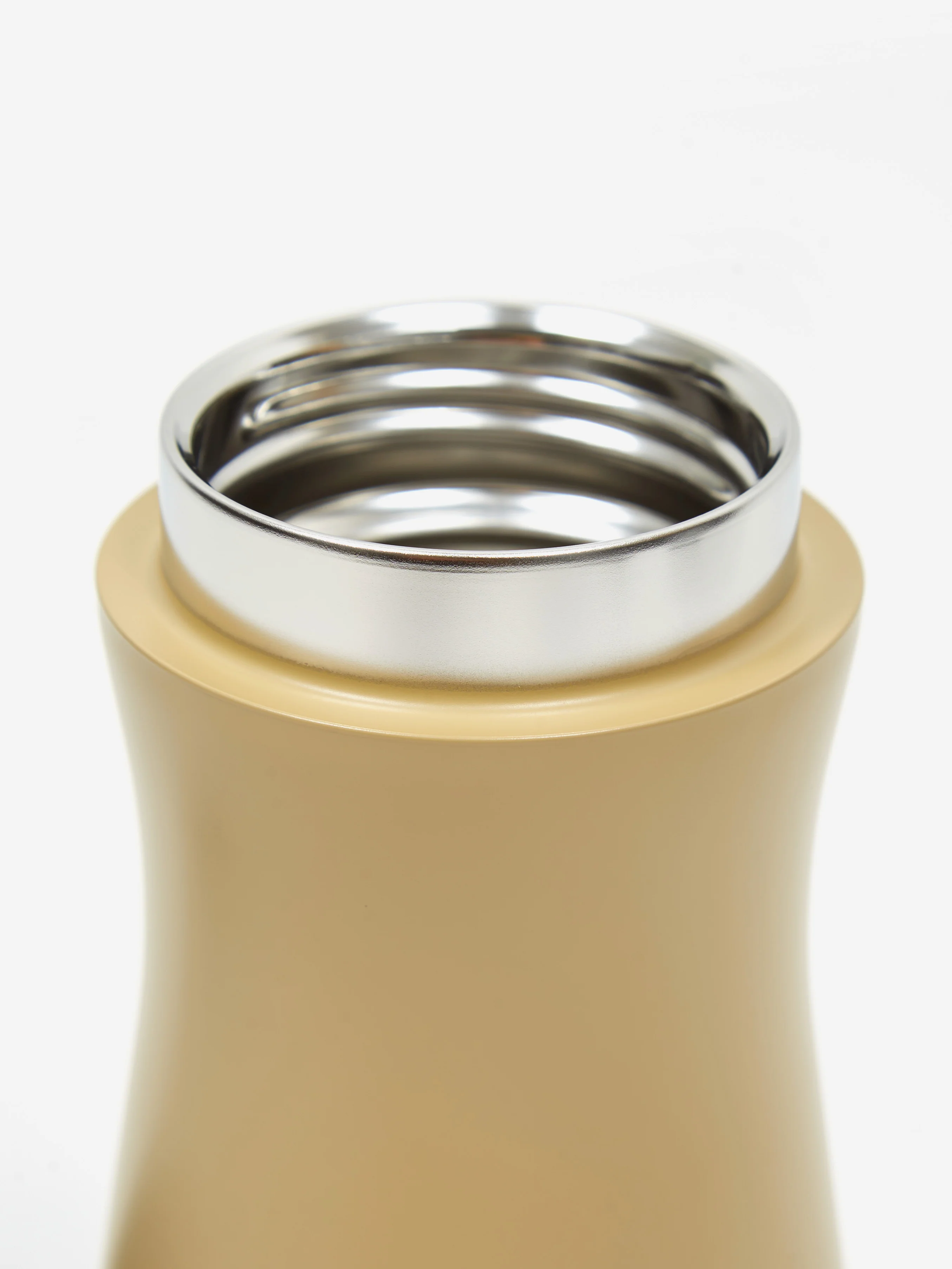 Snow Peak Stainless Vacuum Bottle Tsuzumi 350 - Sand - Image 5
